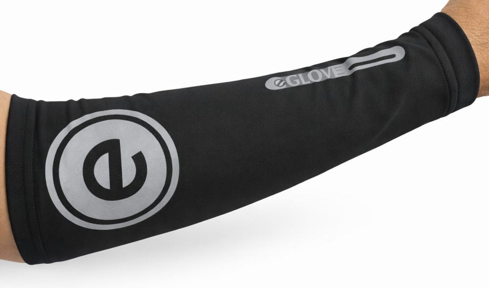 Running and Cycling Armsleeve in Black with reflective details
