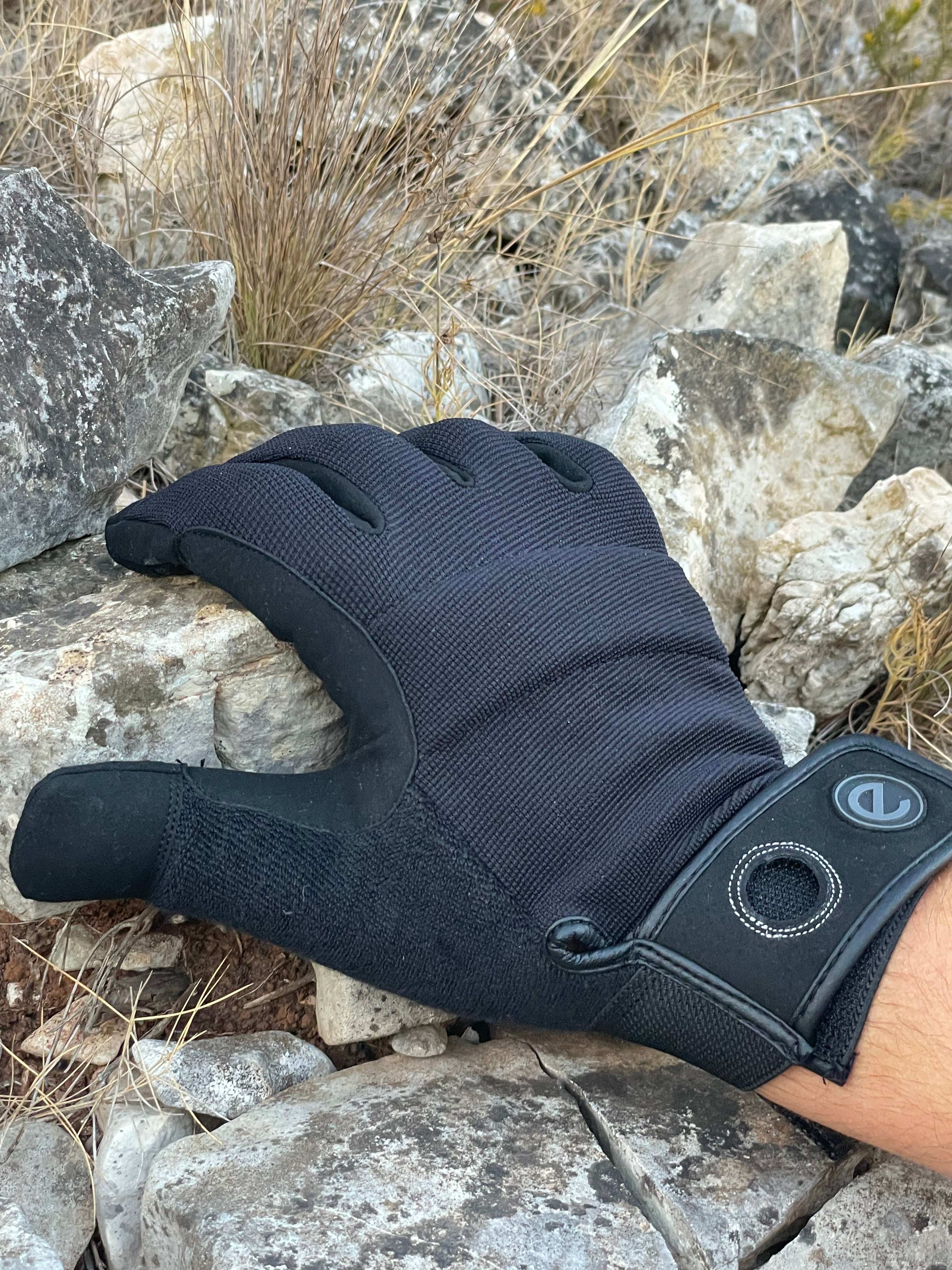 CragClimb - Climbing and Bouldering Gloves - All Black - END OF SEASON SALE