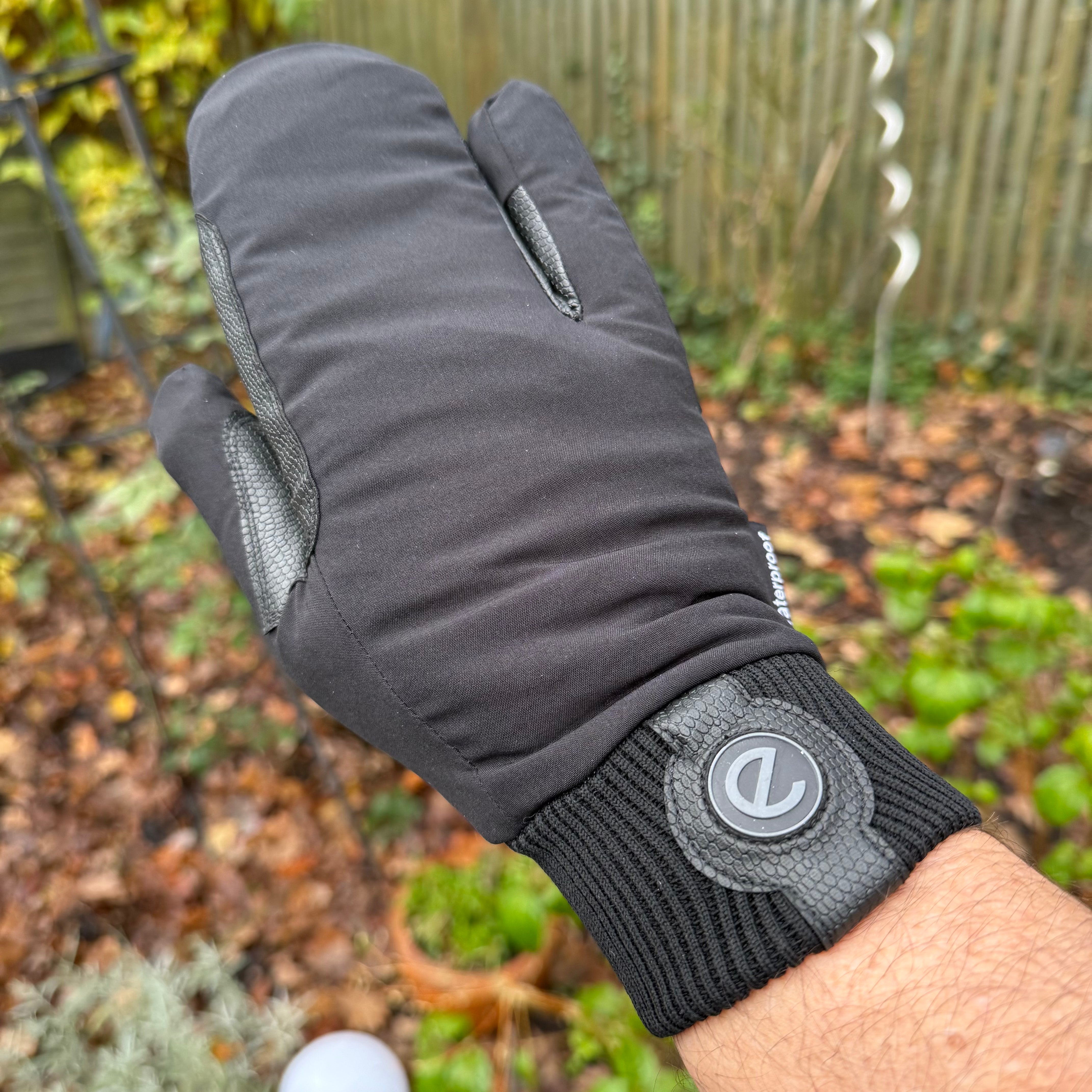 eQUEST Waterproof Mitt - eGLOVE x Forelock & Fringe Equestrian Riding & Yard Mitt - Black