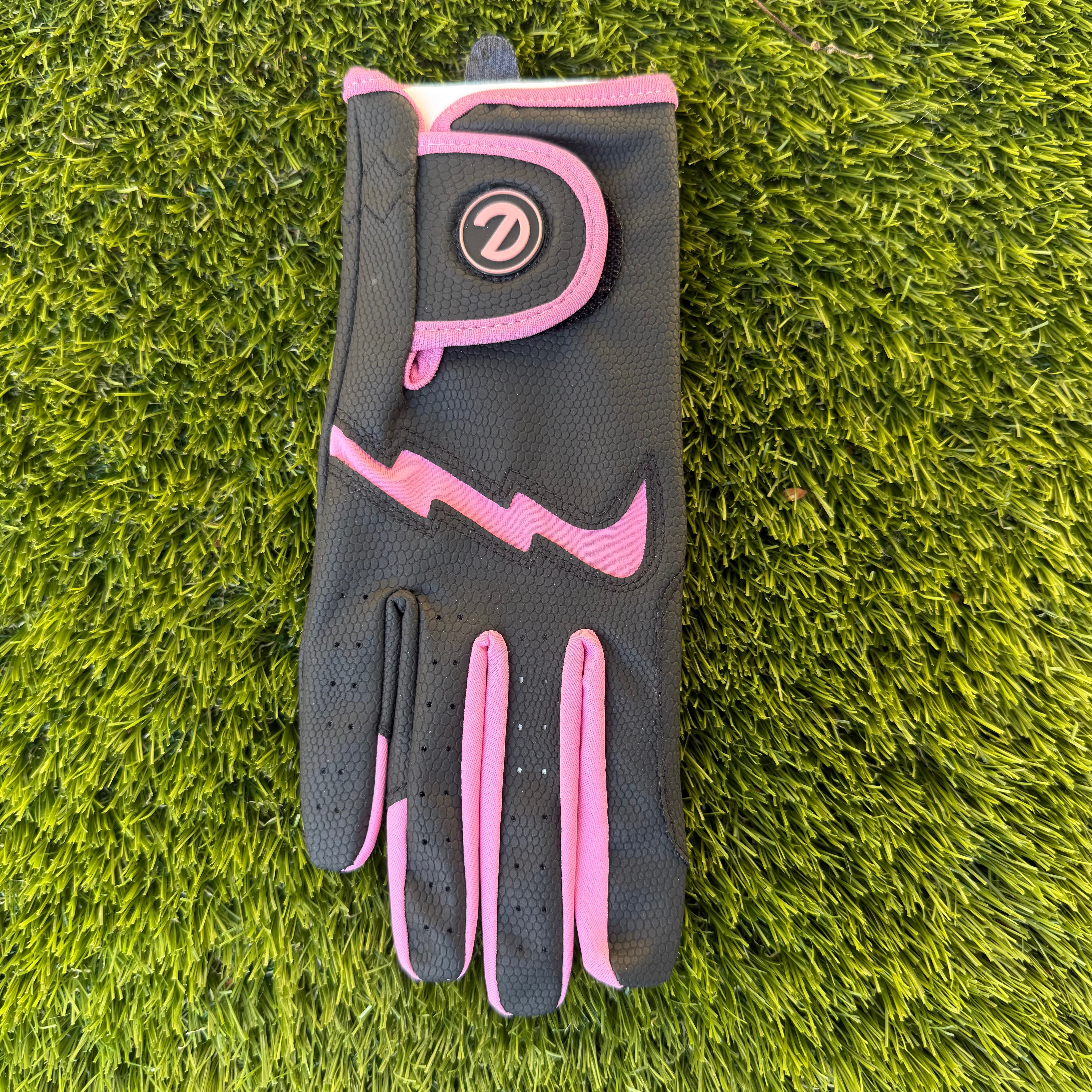 eQUEST GripPro LITE v3 Equestrian Gloves - Black / Blush Pink (NEW!)