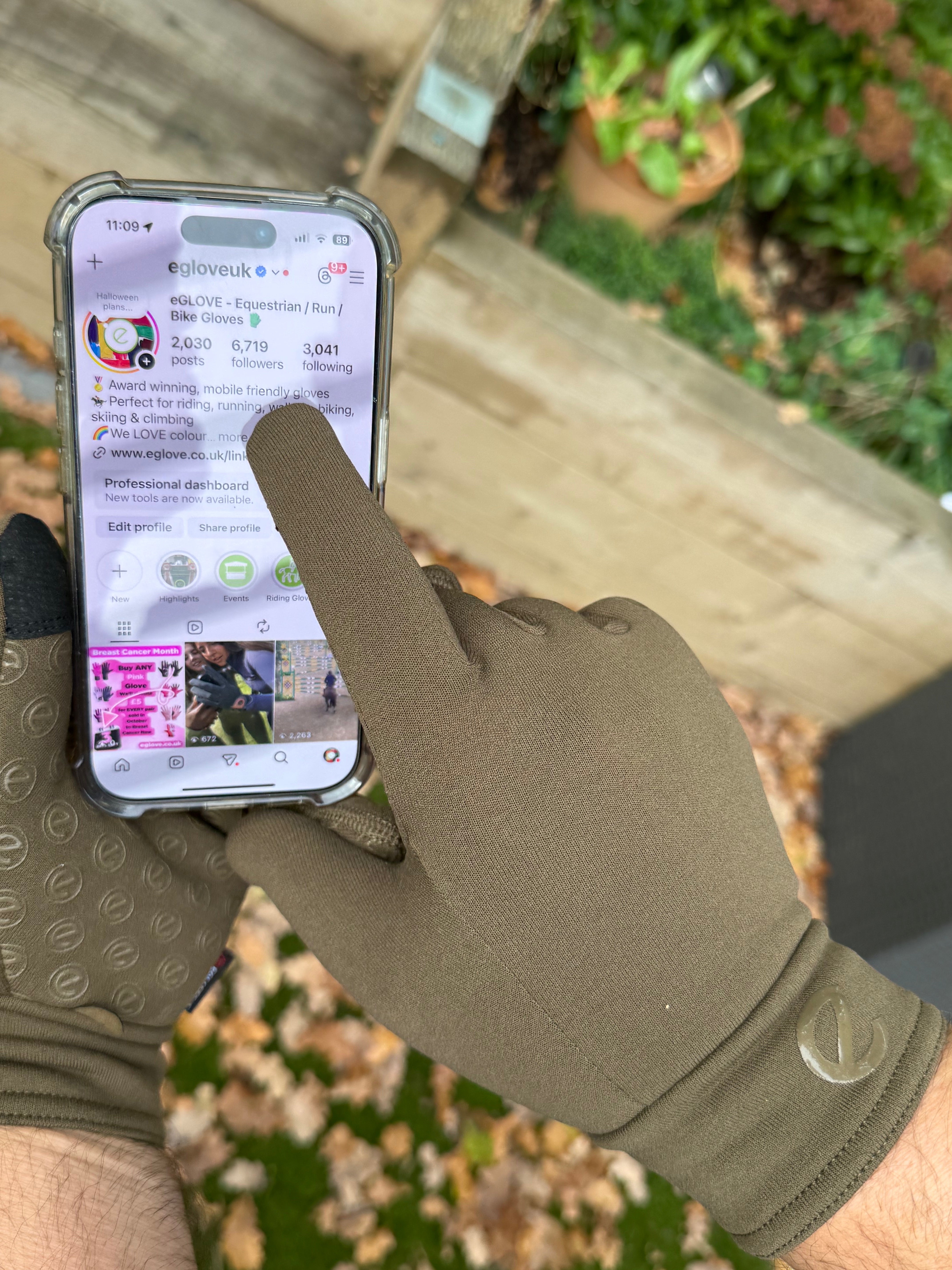 eQUEST Winter Elite Fleece Equestrian Gloves - Polartec Powerstretch Pro - Olive Green