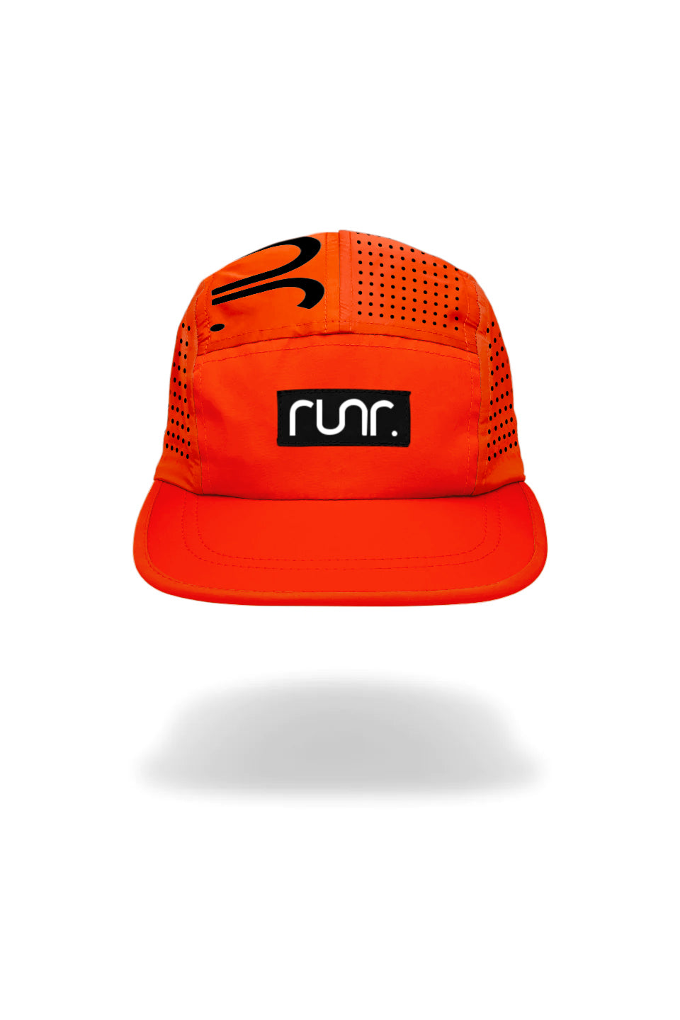 Runr Lumos Reflective Technical Running Hat - Midnight Orange
