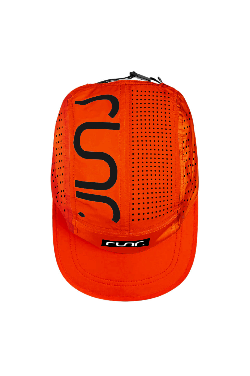 Runr Lumos Reflective Technical Running Hat - Midnight Orange
