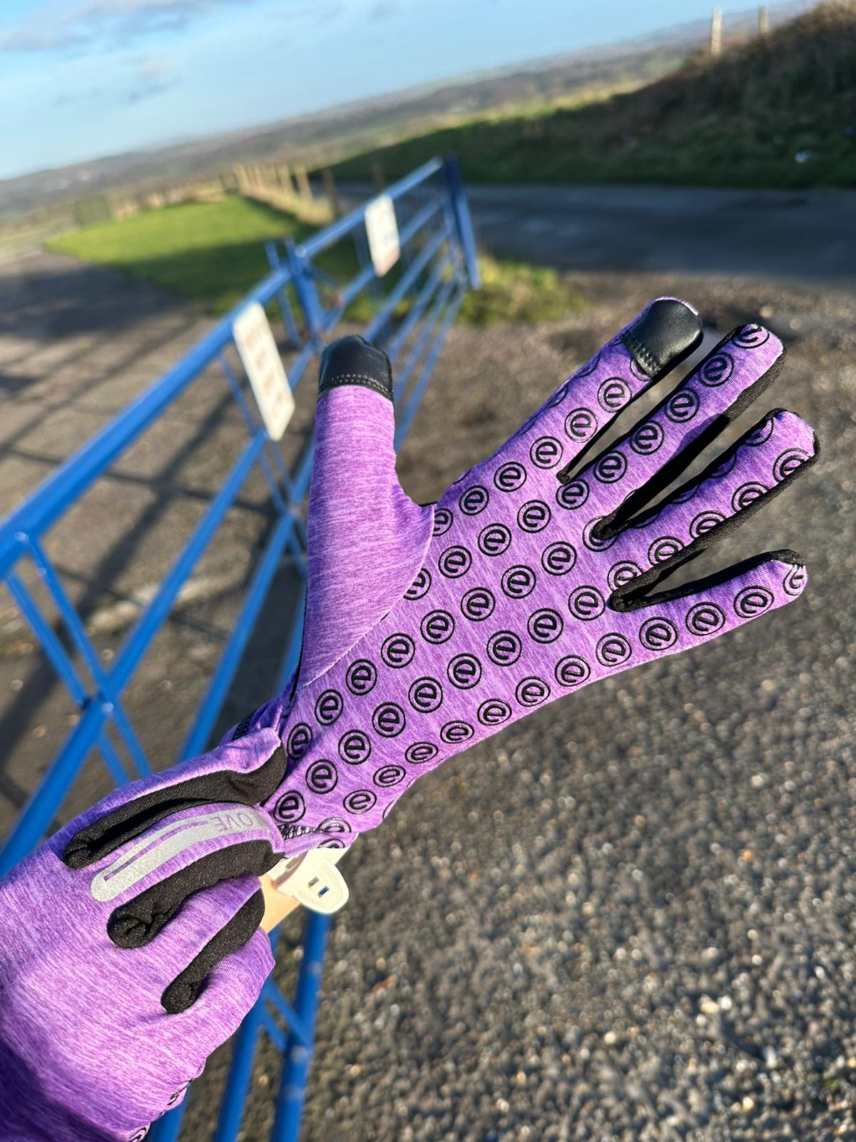 RUN - Purple - Lightweight Touchscreen Running Gloves - New 2024/25 Model