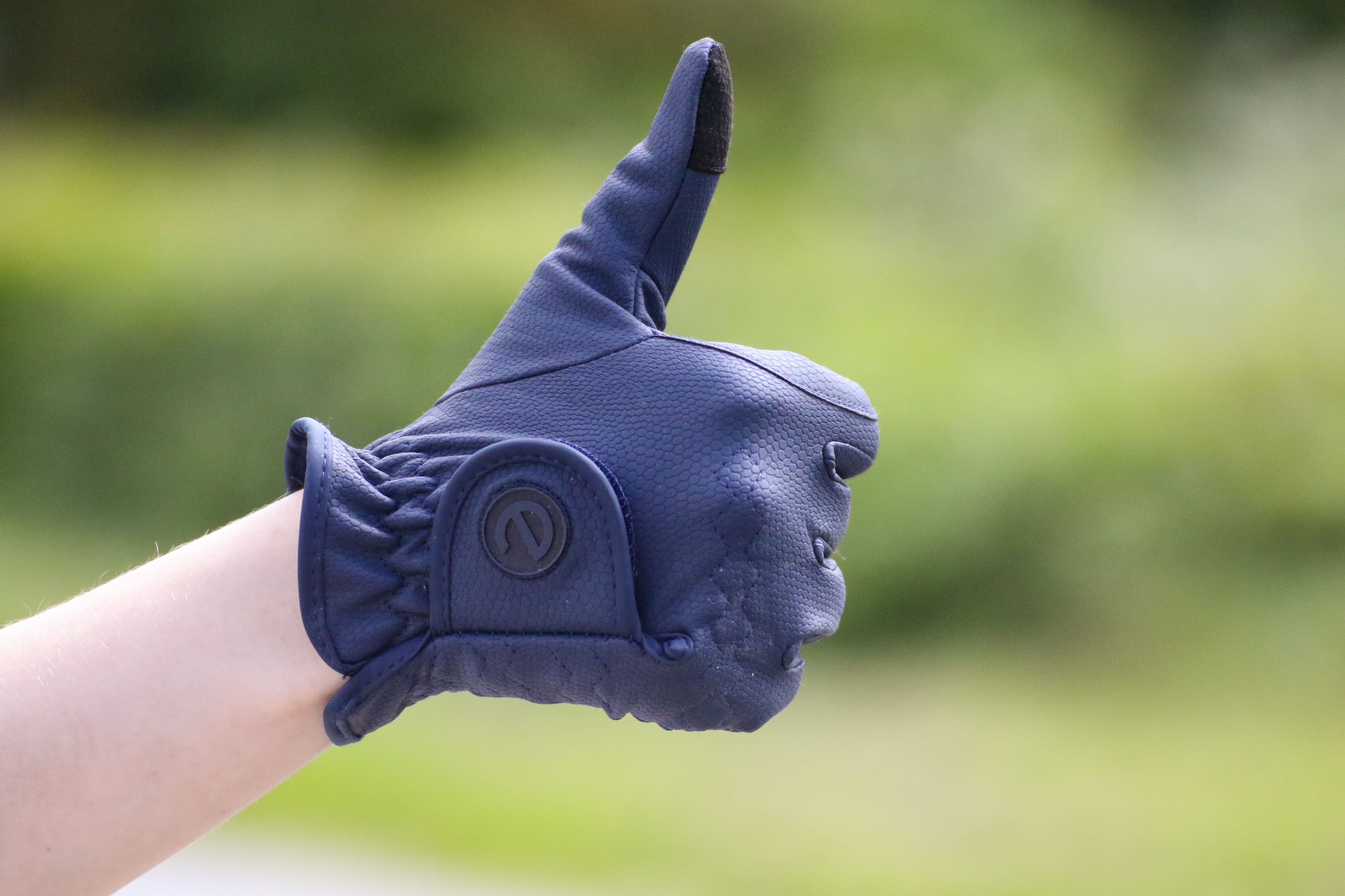 eQUEST GripPro Winter Edition WATERPROOF - Award winning Waterproof Winter Equestrian Riding Gloves - Blue