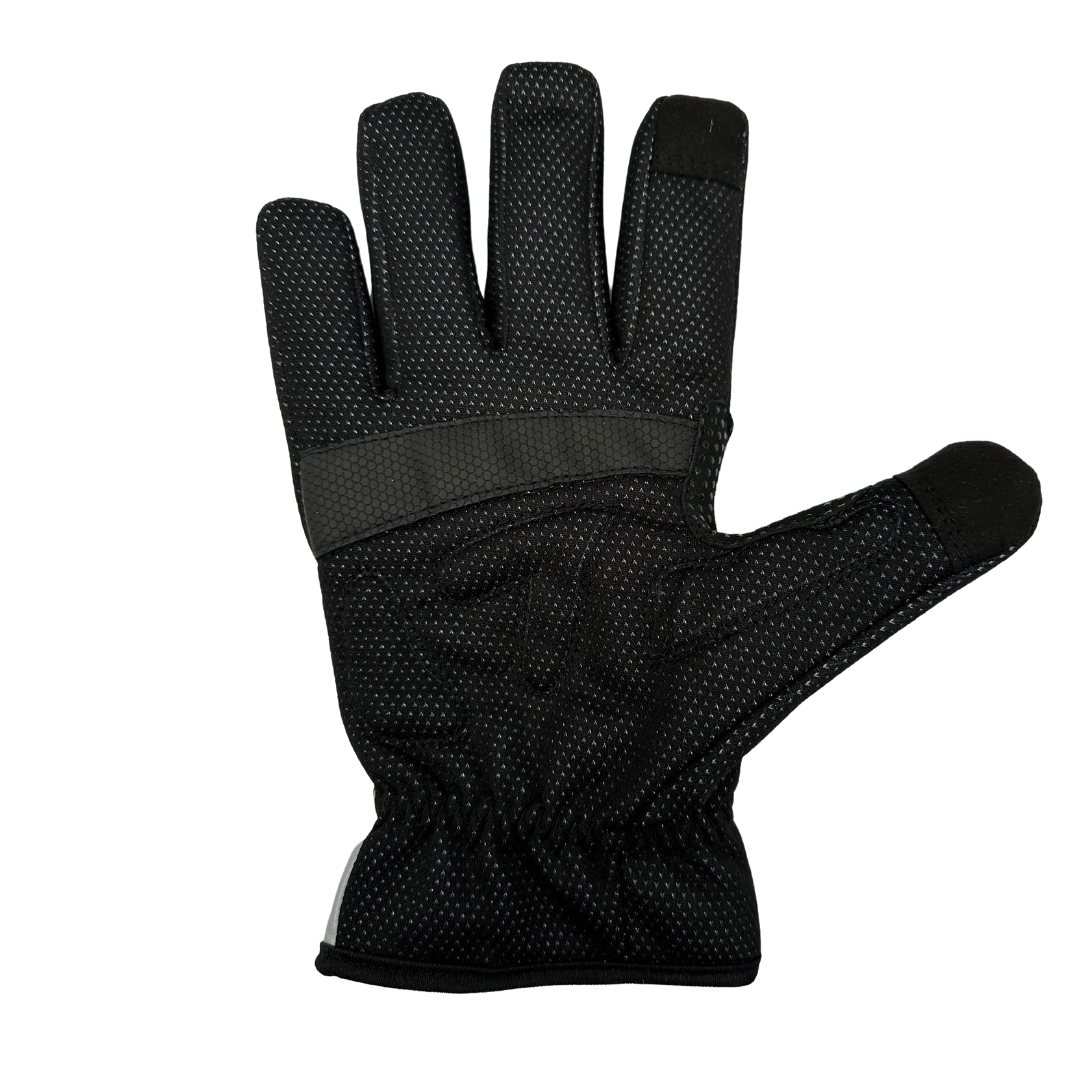 BIKE GelPro Hi-Vis Waterproof Cycling Gloves - Black - NEW & IMPROVED 2023 Model