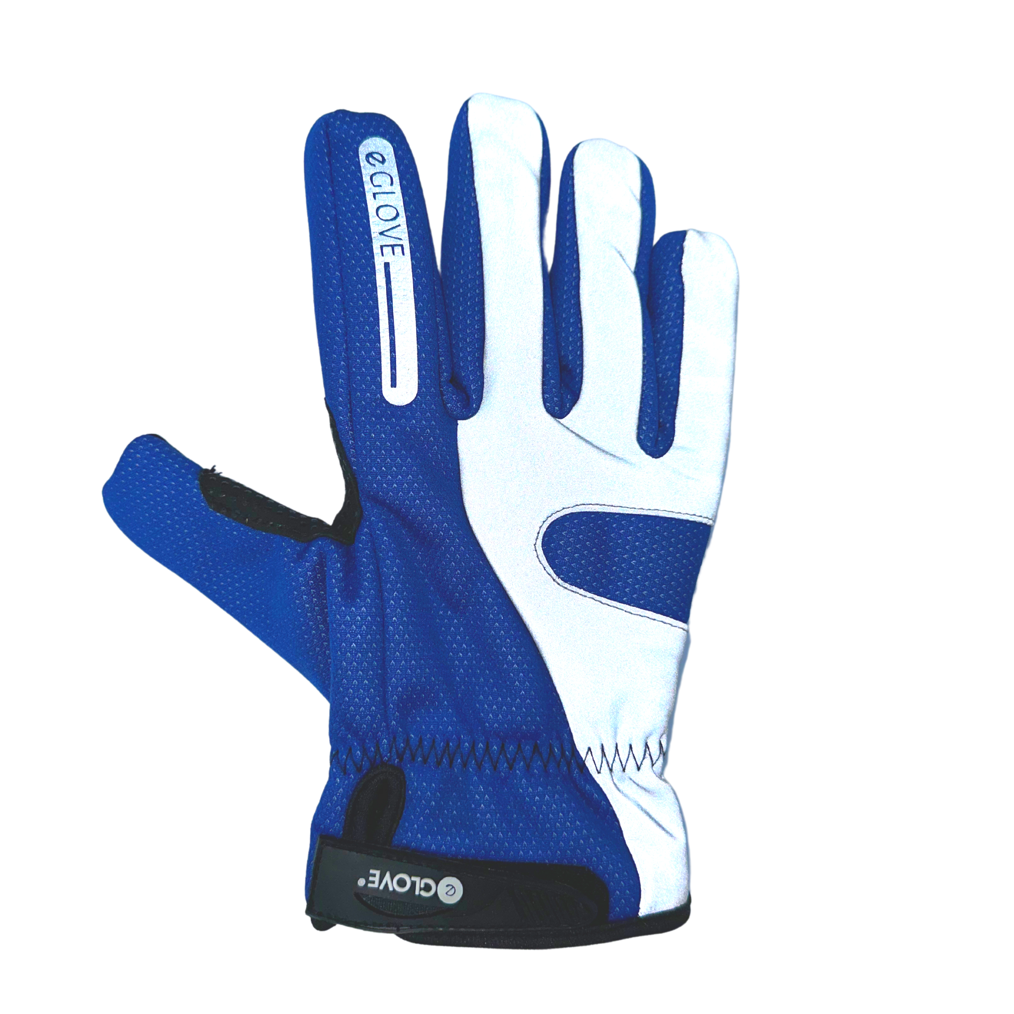 BIKE GelPro Hi-Vis Waterproof Cycling Gloves - Blue - NEW & IMPROVED 2023 Model