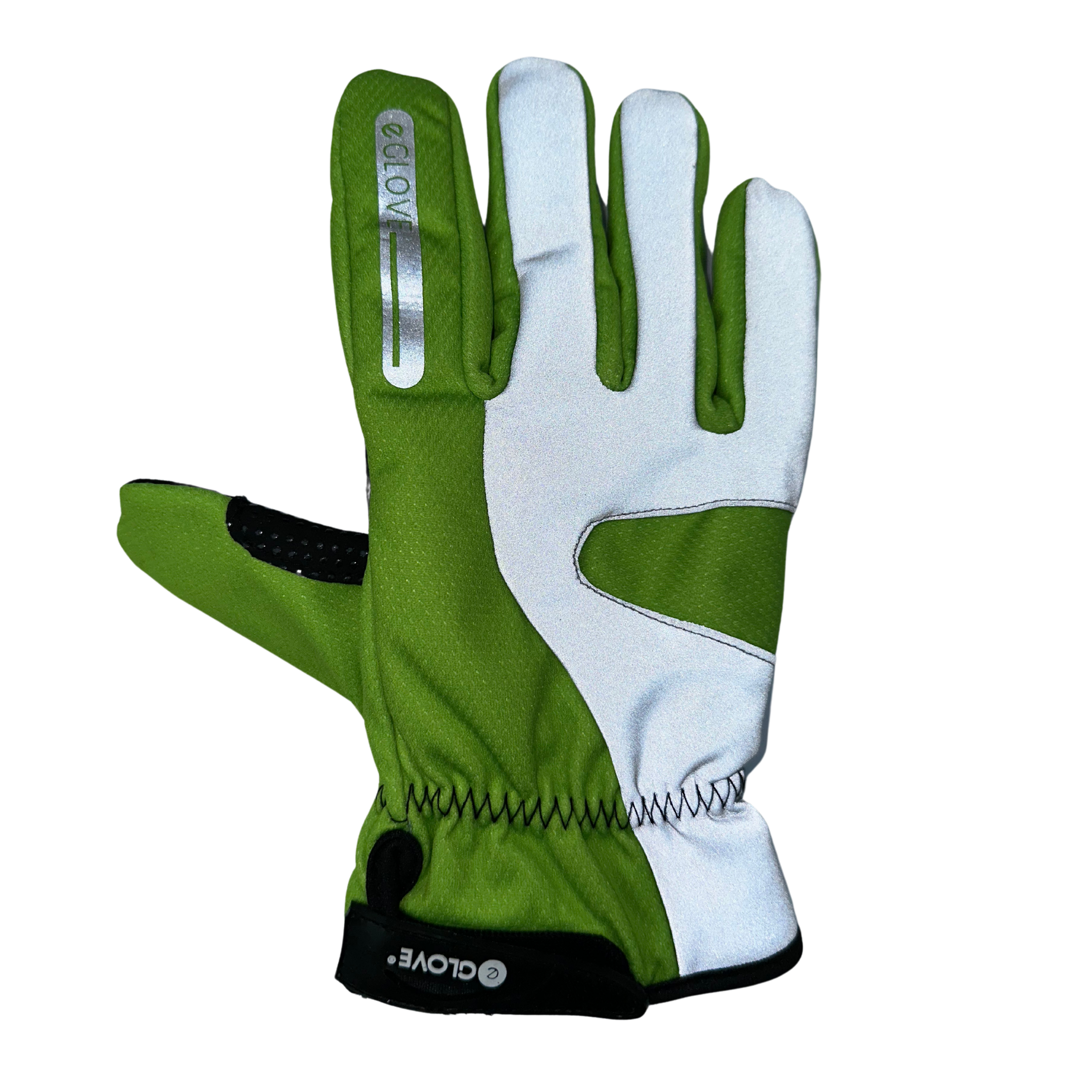 BIKE GelPro Hi-Vis Waterproof Cycling Gloves - Green - NEW & IMPROVED 2023 Model