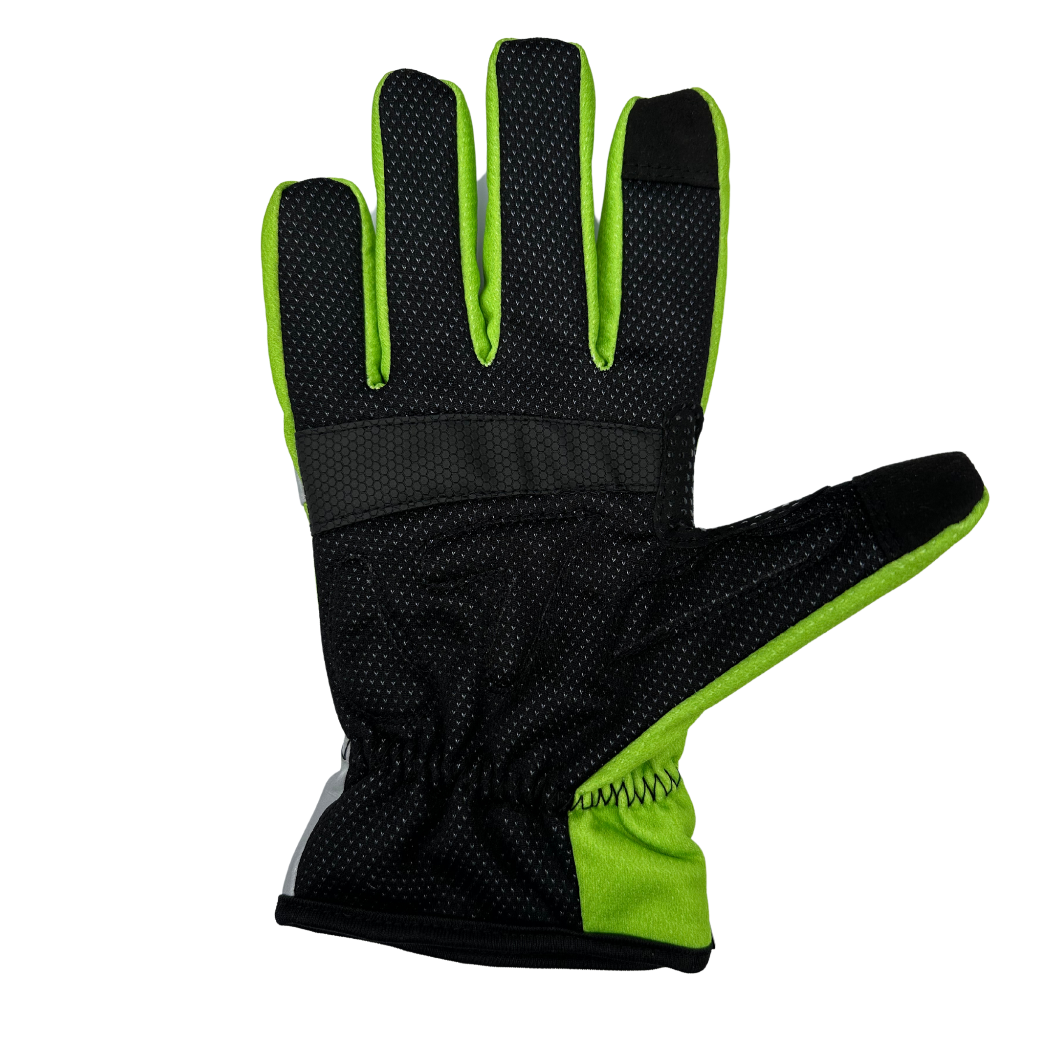 BIKE GelPro Hi-Vis Waterproof Cycling Gloves - Green - NEW & IMPROVED 2023 Model