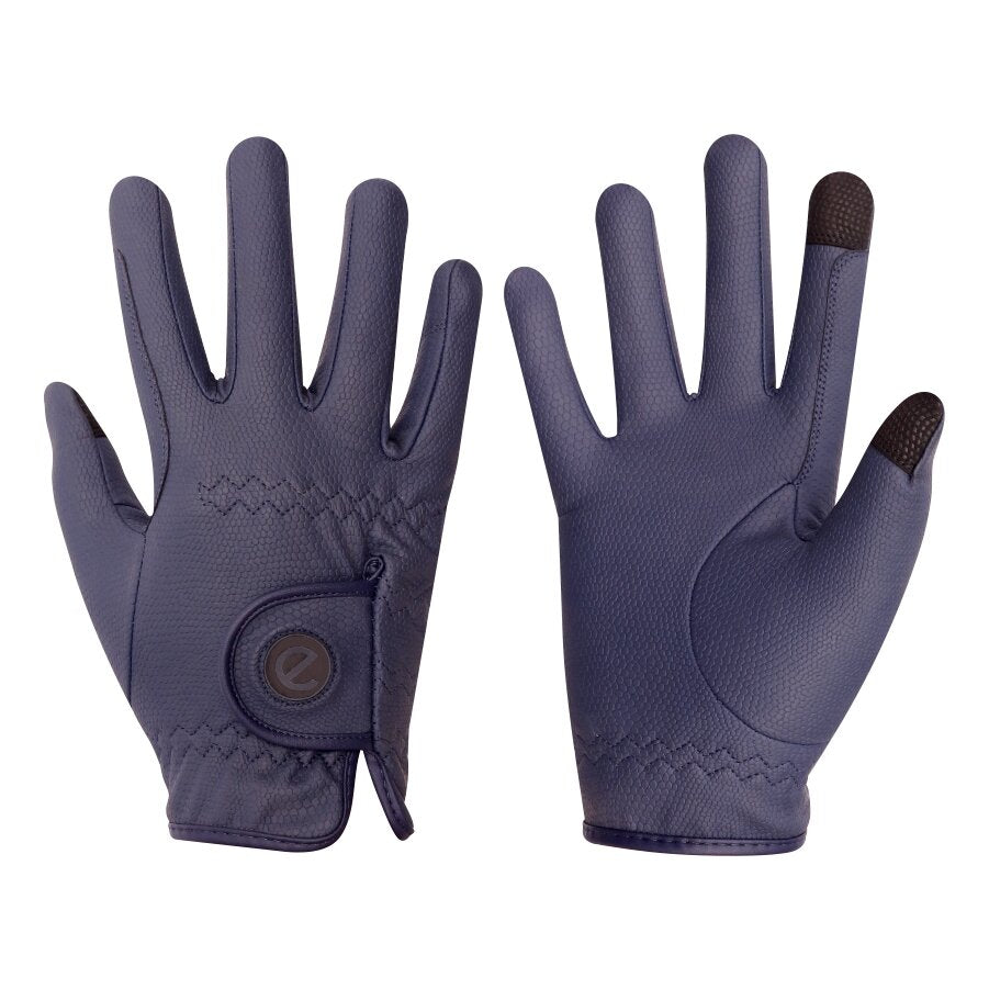 eQUEST GripPro Winter Edition - Award Winning Winter Equestrian Riding Gloves - Navy Blue