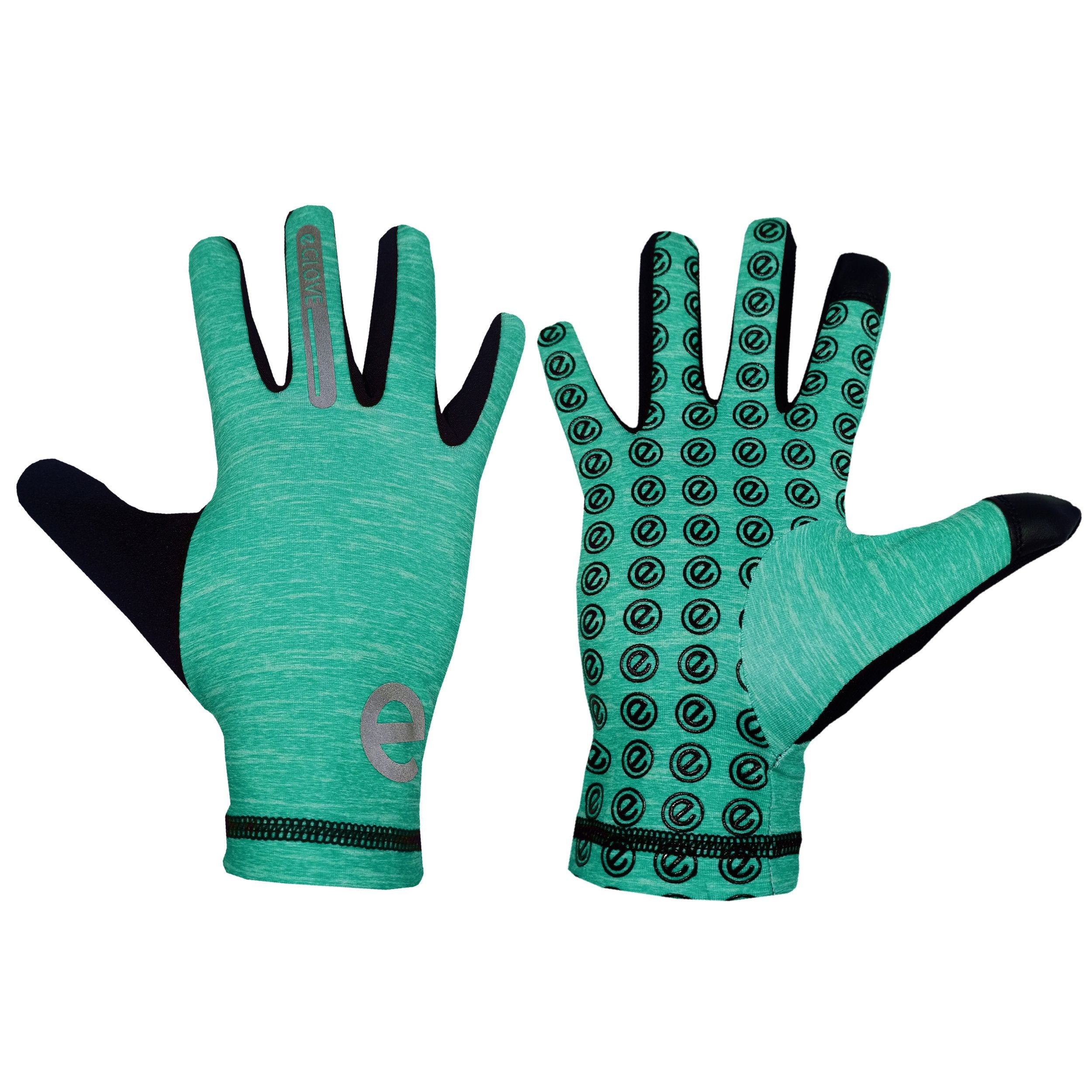 RUN - Teal Green - Touch Screen Running Gloves