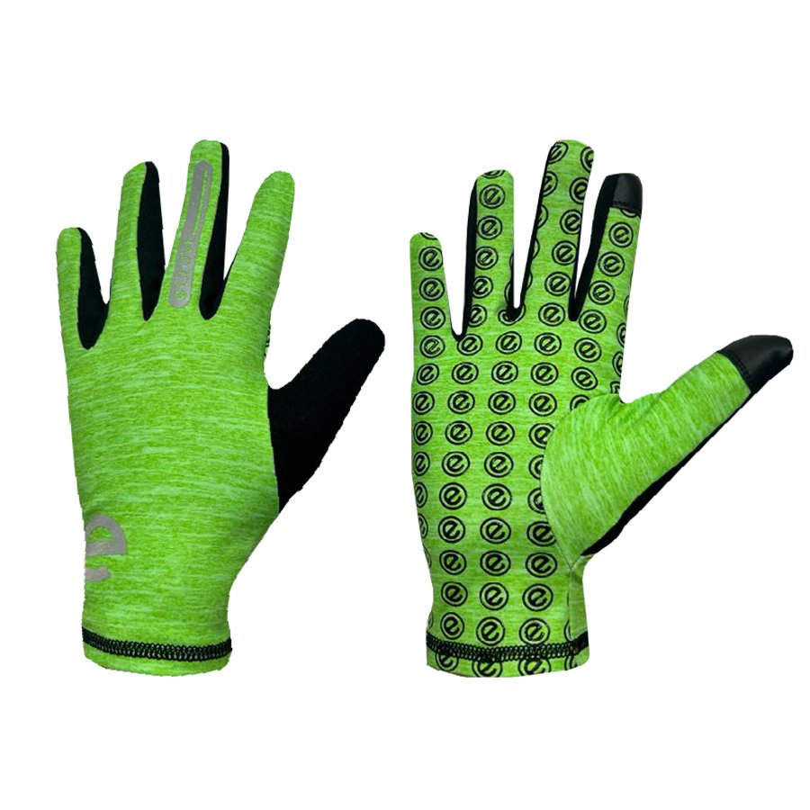 RUN - Bright Green - Touch Screen Running Gloves