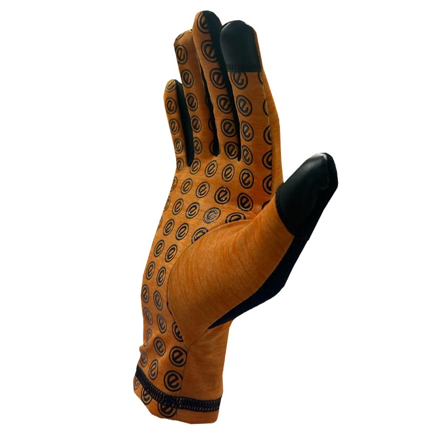 RUN - Orange - Touch Screen Running Gloves