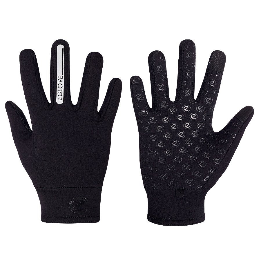 RUN - Winter Edition - Warm Fleecy Running Gloves - Black & Touchscreen Friendly