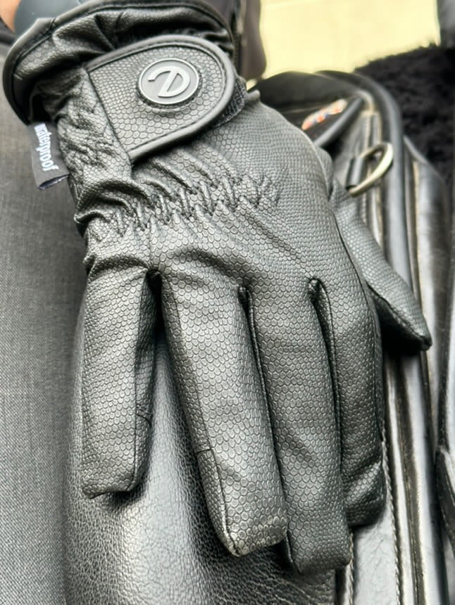 eQUEST GripPro Winter Edition WATERPROOF - Award winning Waterproof Winter Equestrian Riding Gloves - Black - END OF SEASON SALE