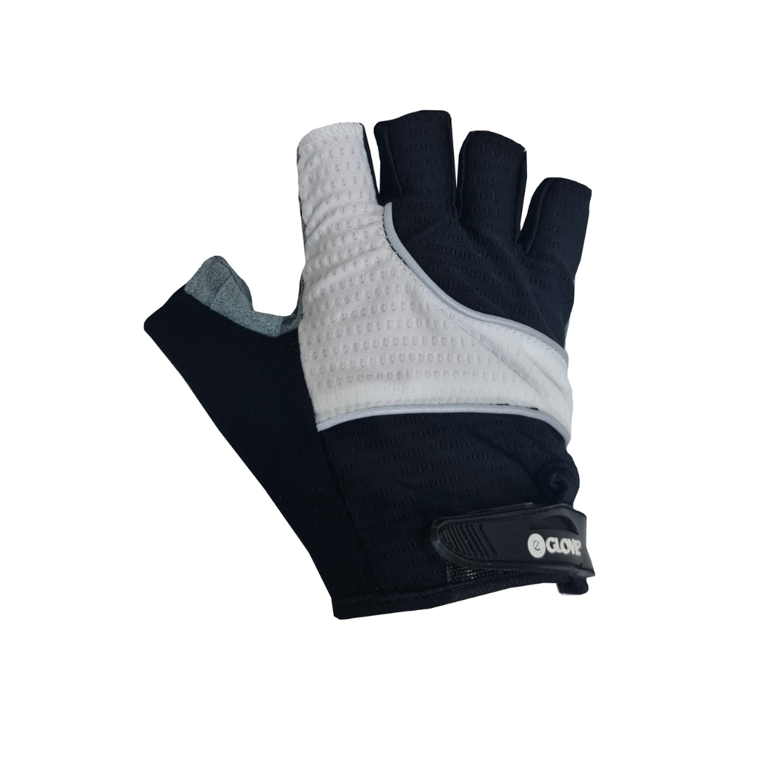 BIKE GelPro Fingerless Cycling Gloves - Lightweight Grip and Protection - Black