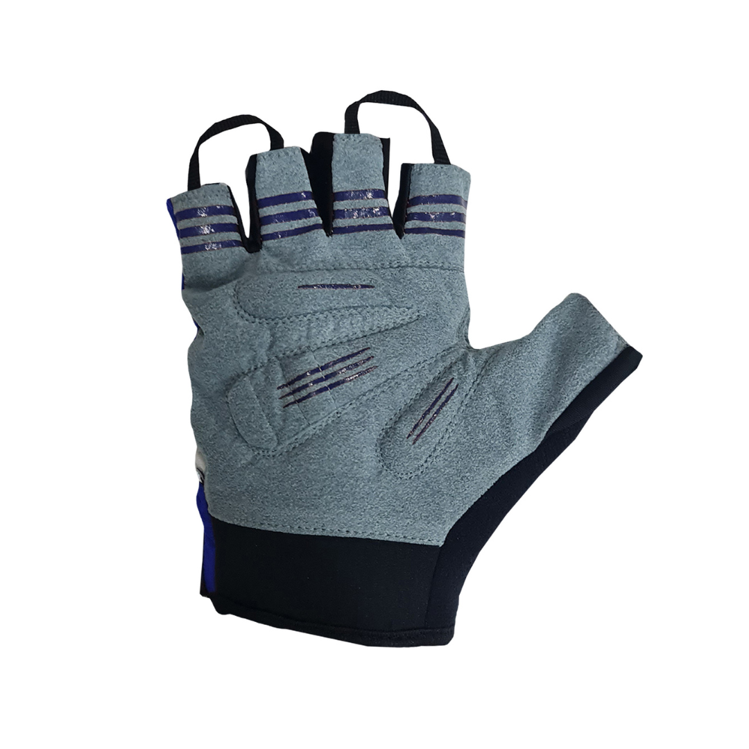 BIKE GelPro Fingerless Cycling Gloves - Lightweight Grip and Protection - Blue