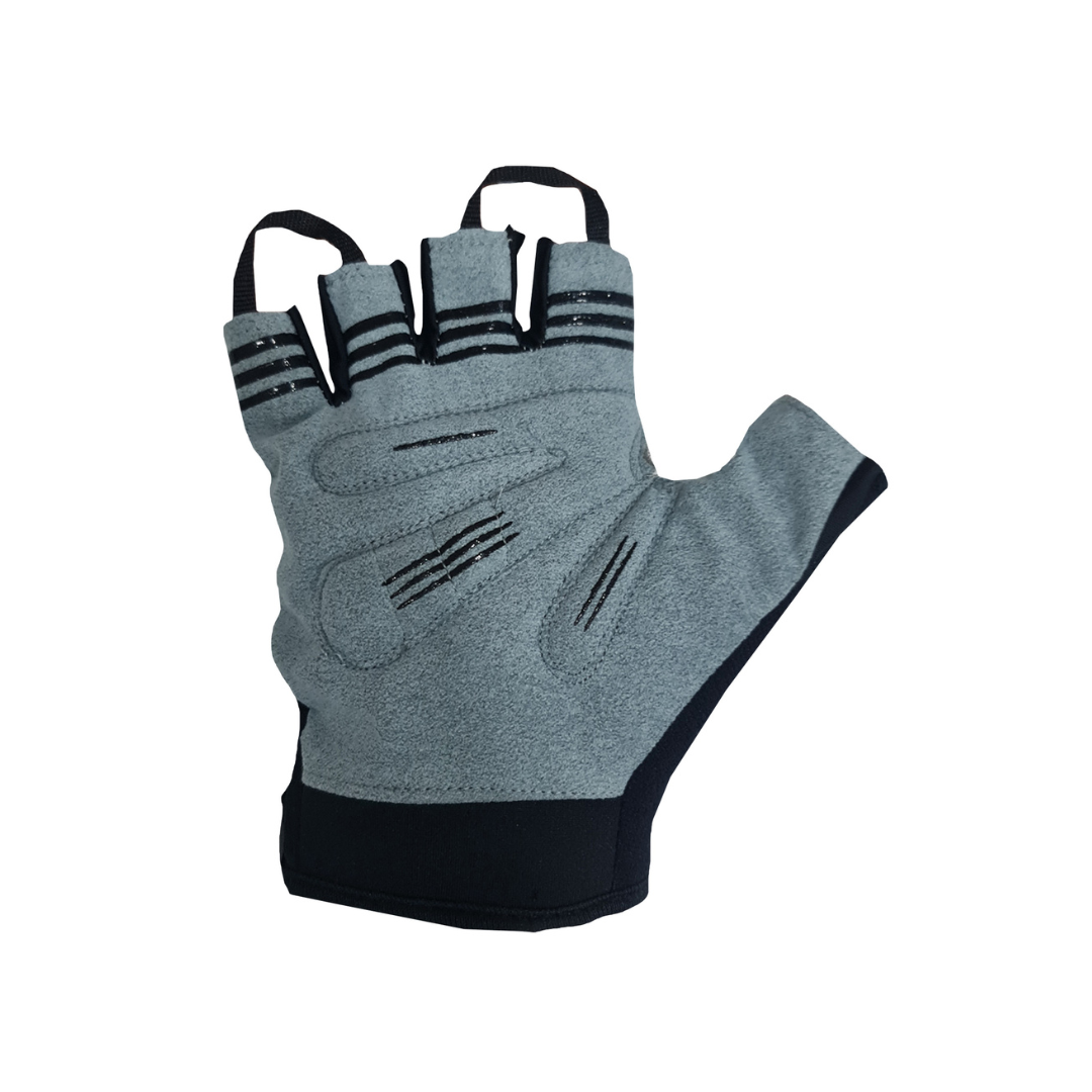 BIKE GelPro Fingerless Cycling Gloves - Lightweight Grip and Protection - Black