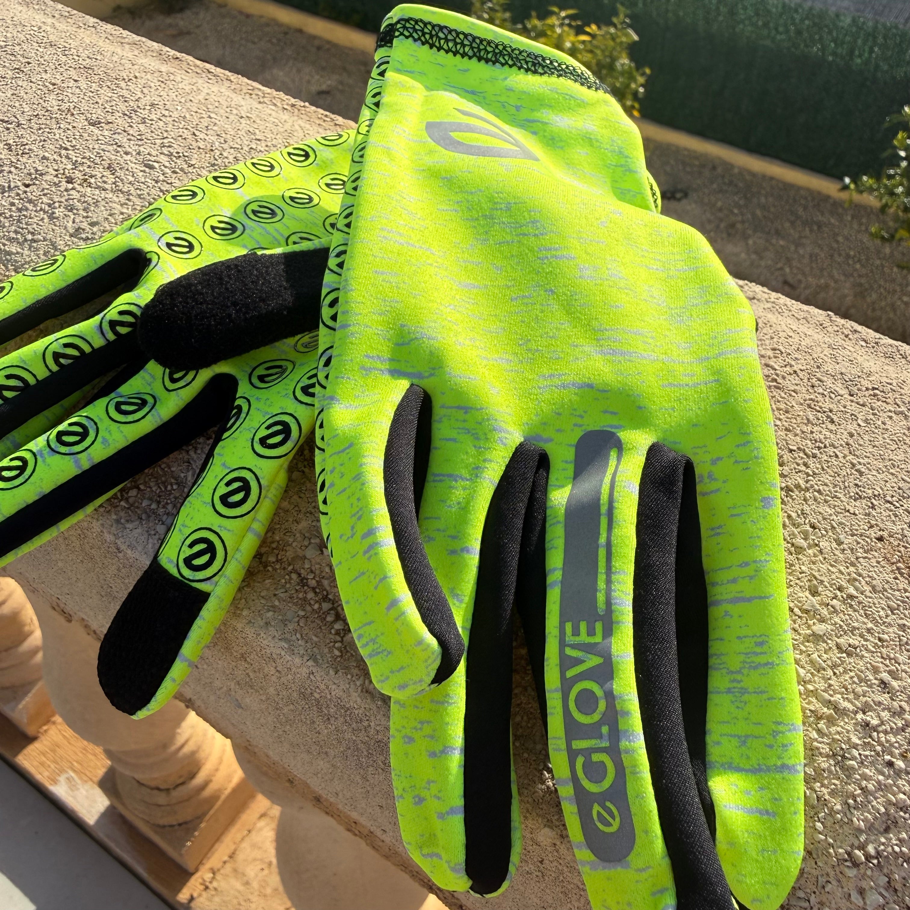 eGLOVE Run Gloves – Yellow | Touchscreen Running Gloves