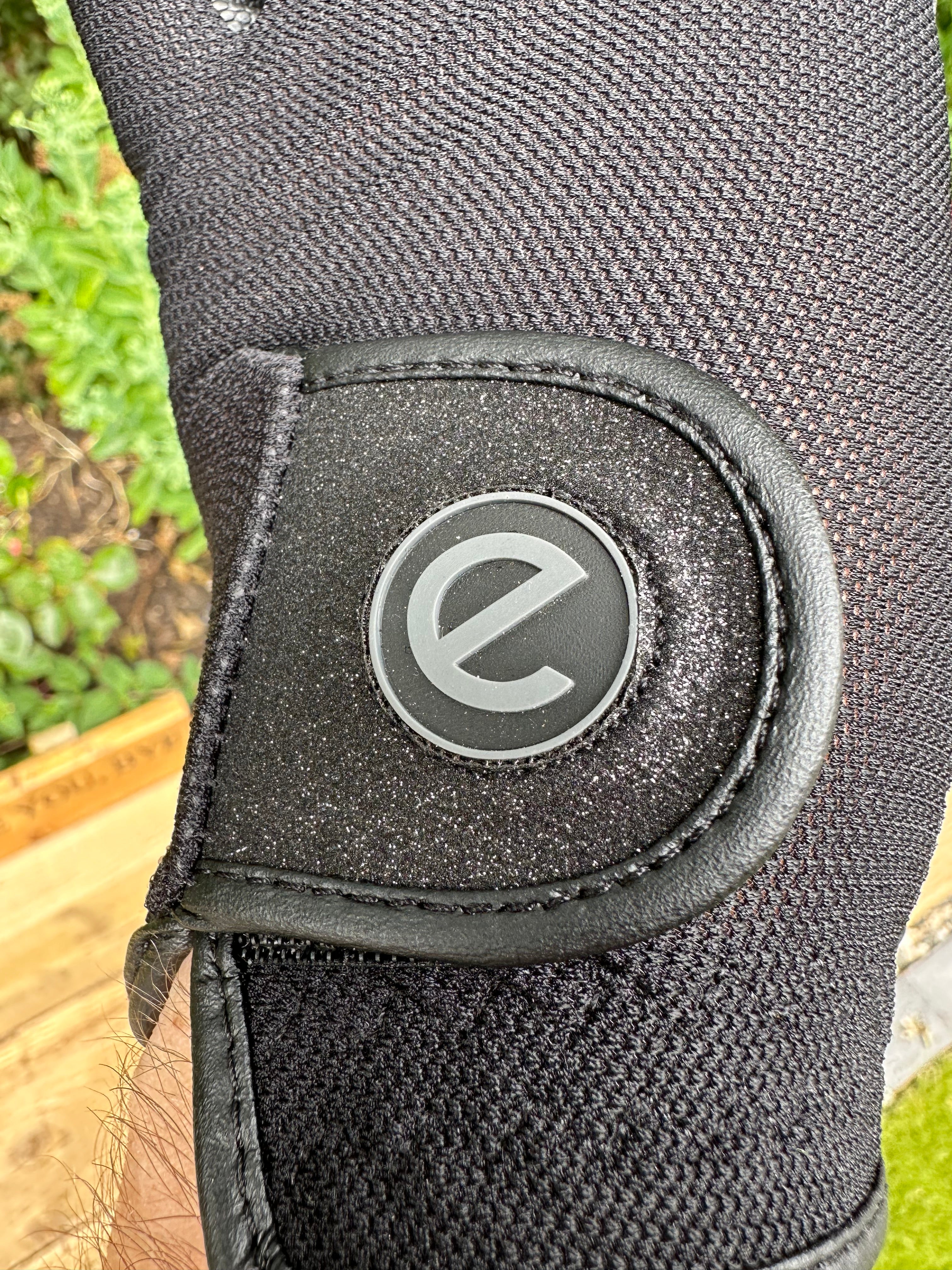 eQUEST GripPro X-LITE Lightweight Equestrian Gloves - Black - Black Glitter Cuff