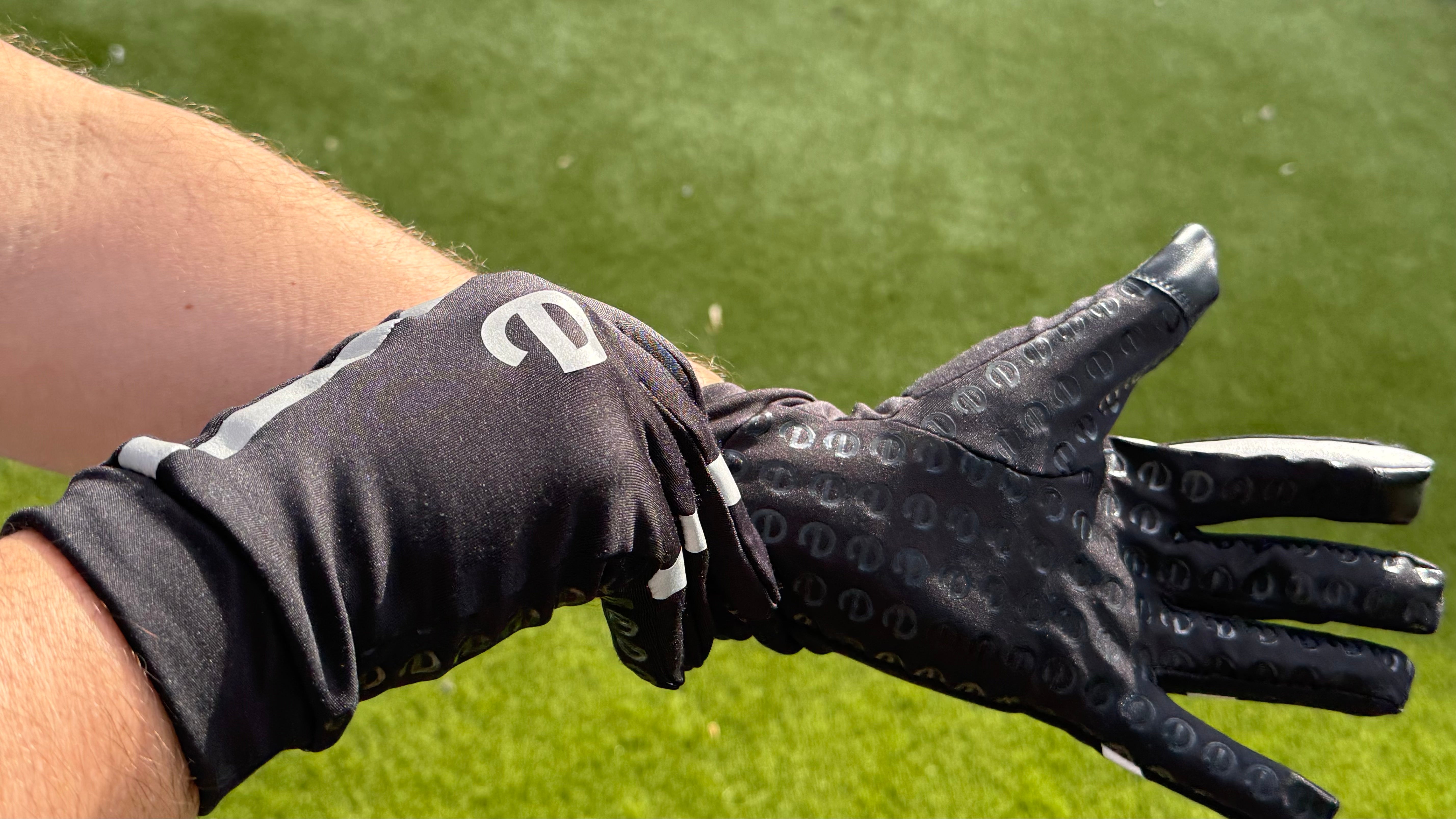 Run - Hi-Vis Touch Screen Running Gloves - Black Reflective (V3)