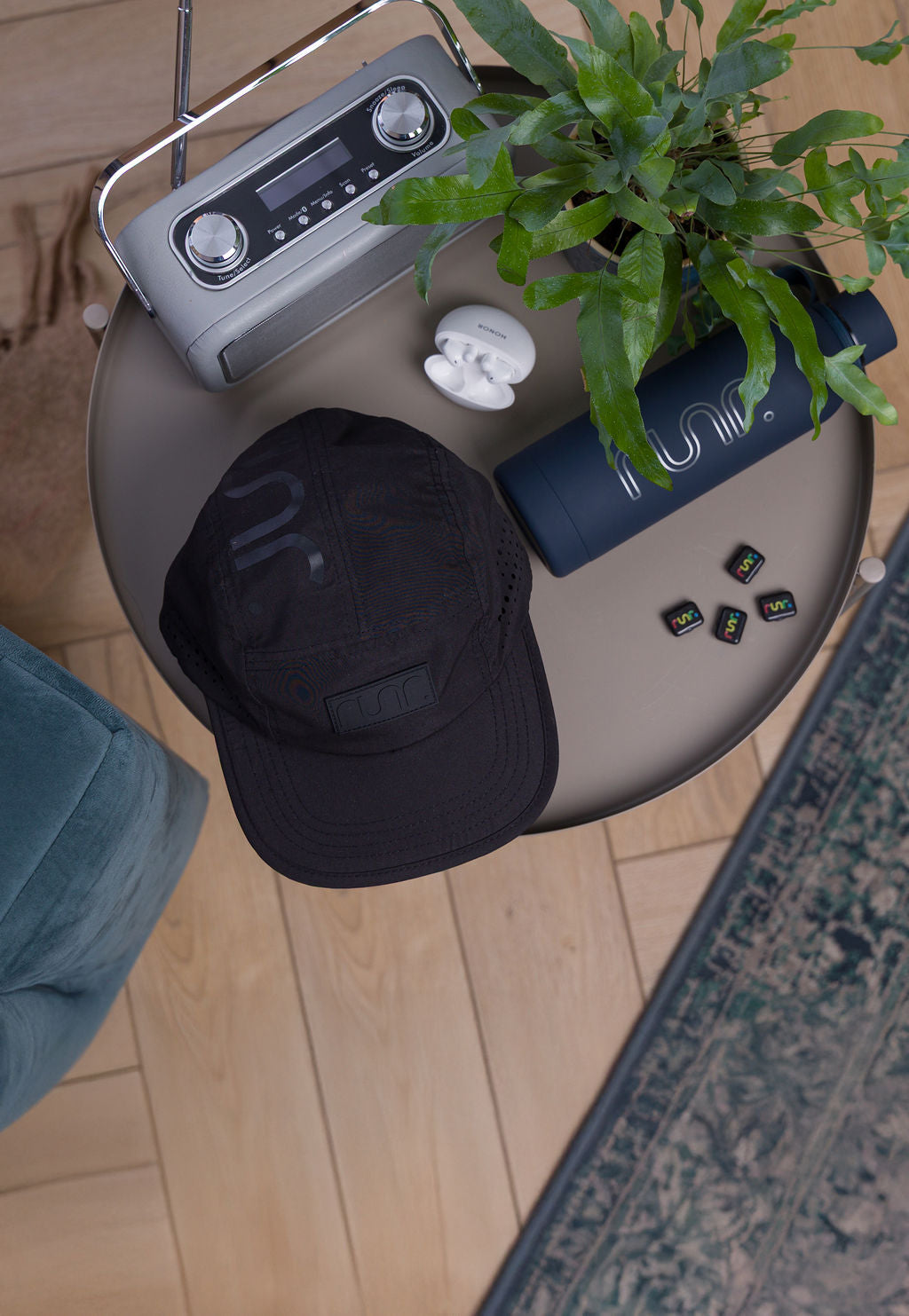 Runr Milan Blackout Technical Running Hat