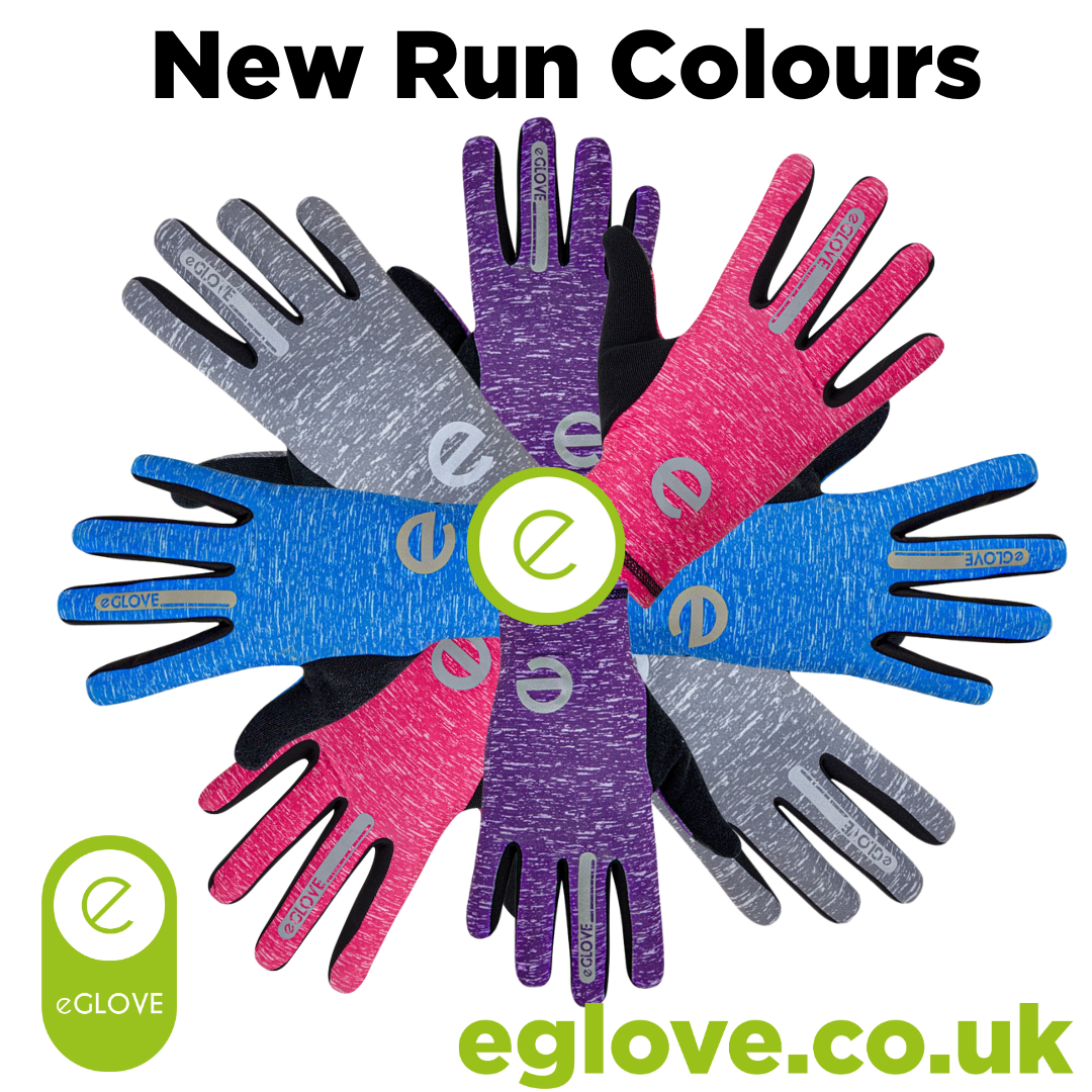 RUN - Purple - Lightweight Touchscreen Running Gloves - New 2024/25 Model