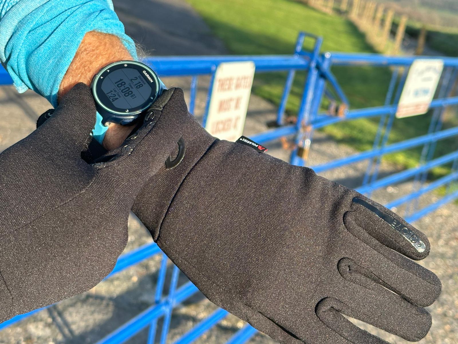 XTREME Polartec Powerstretch Pro - Winter Fleece Run Gloves