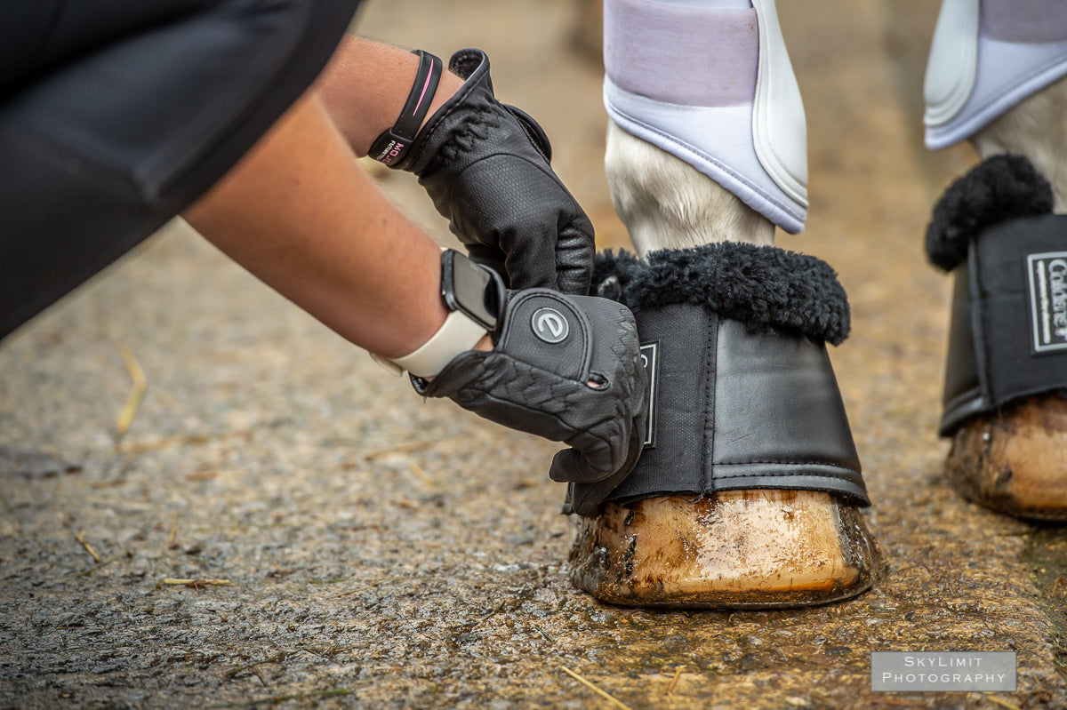 eQUEST GripPro Winter Edition - Award winning Winter Equestrian Riding Gloves - Black
