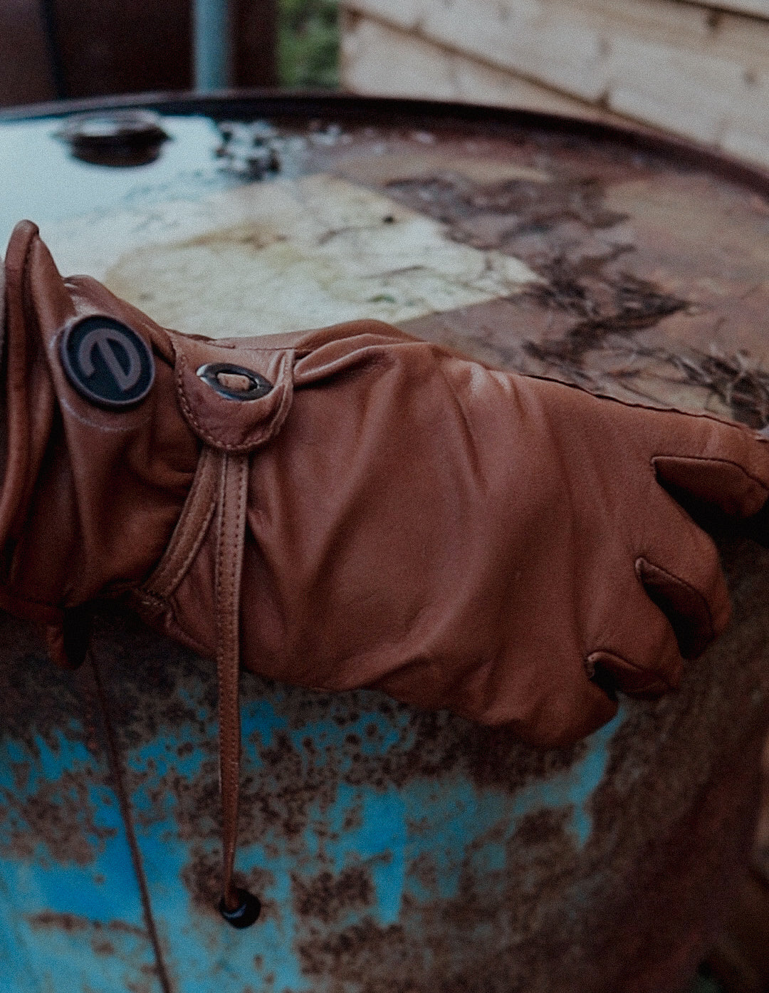 eQUEST GripPro Western Equestrian Riding Gloves - Leather - Unlined - Tan