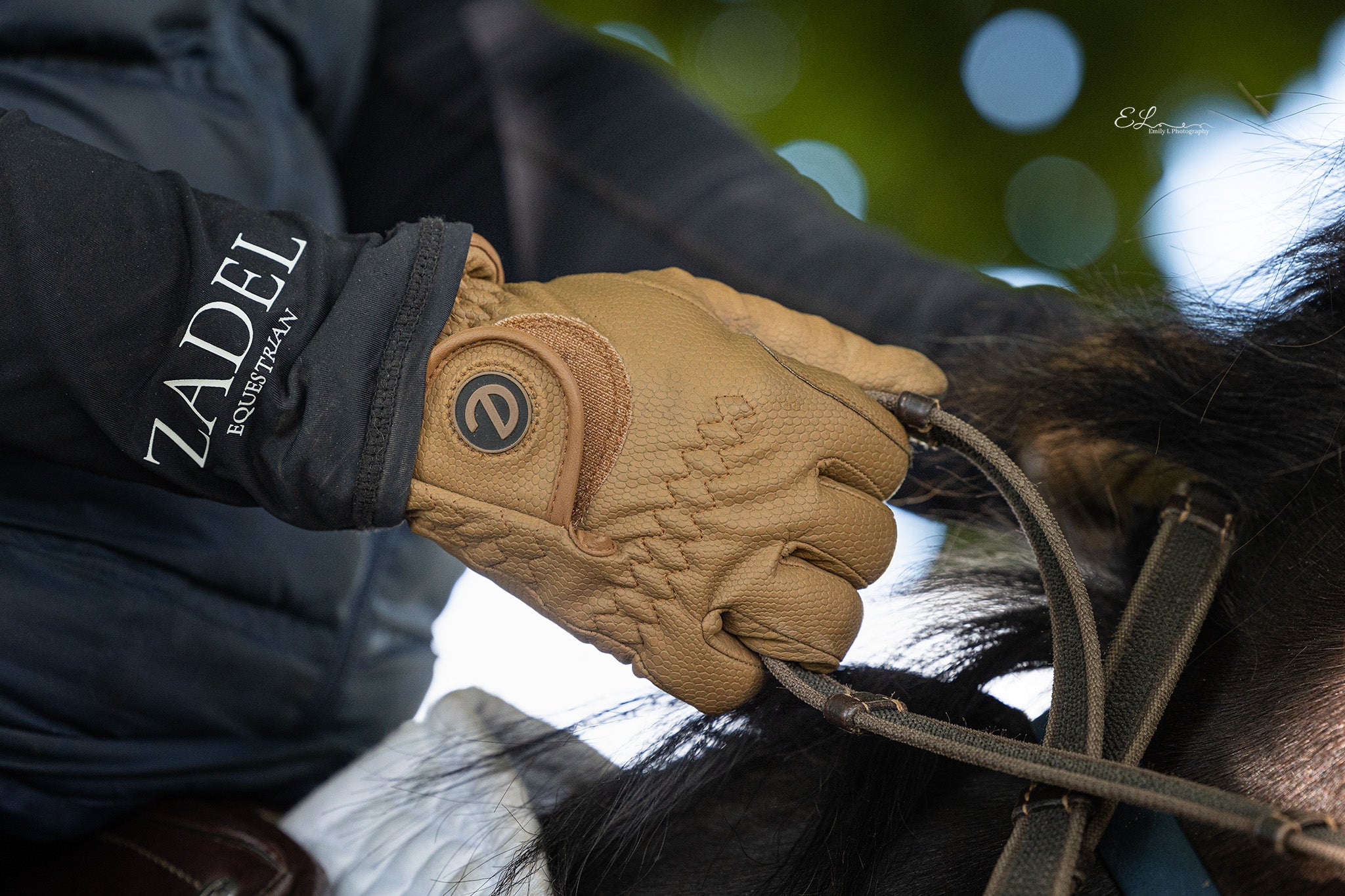 eQUEST GripPro Winter Edition - Award Winning Winter Equestrian Riding Gloves - Caramel