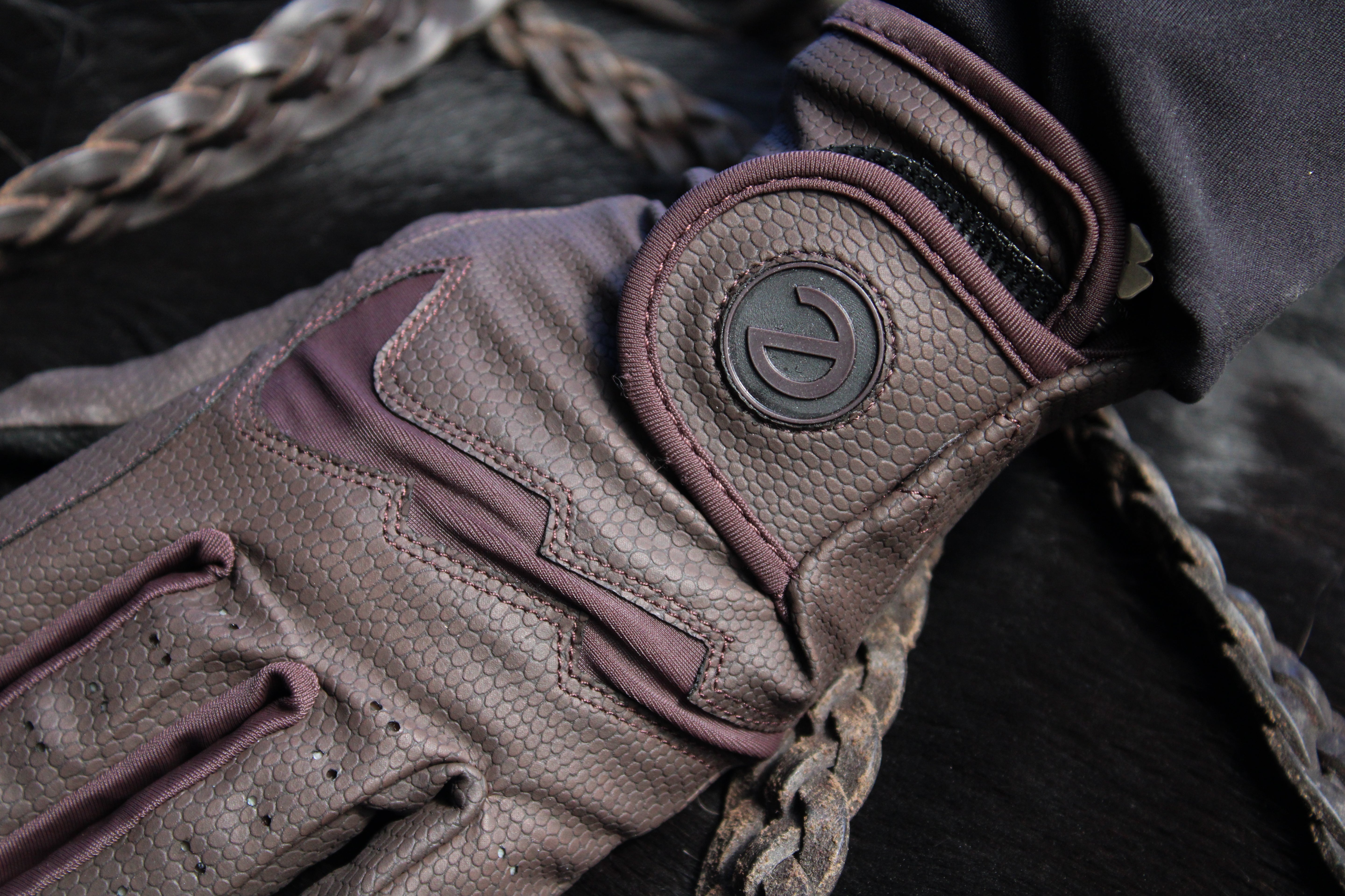eQUEST GripPro LITE v3 Equestrian Gloves - Brown / Brown