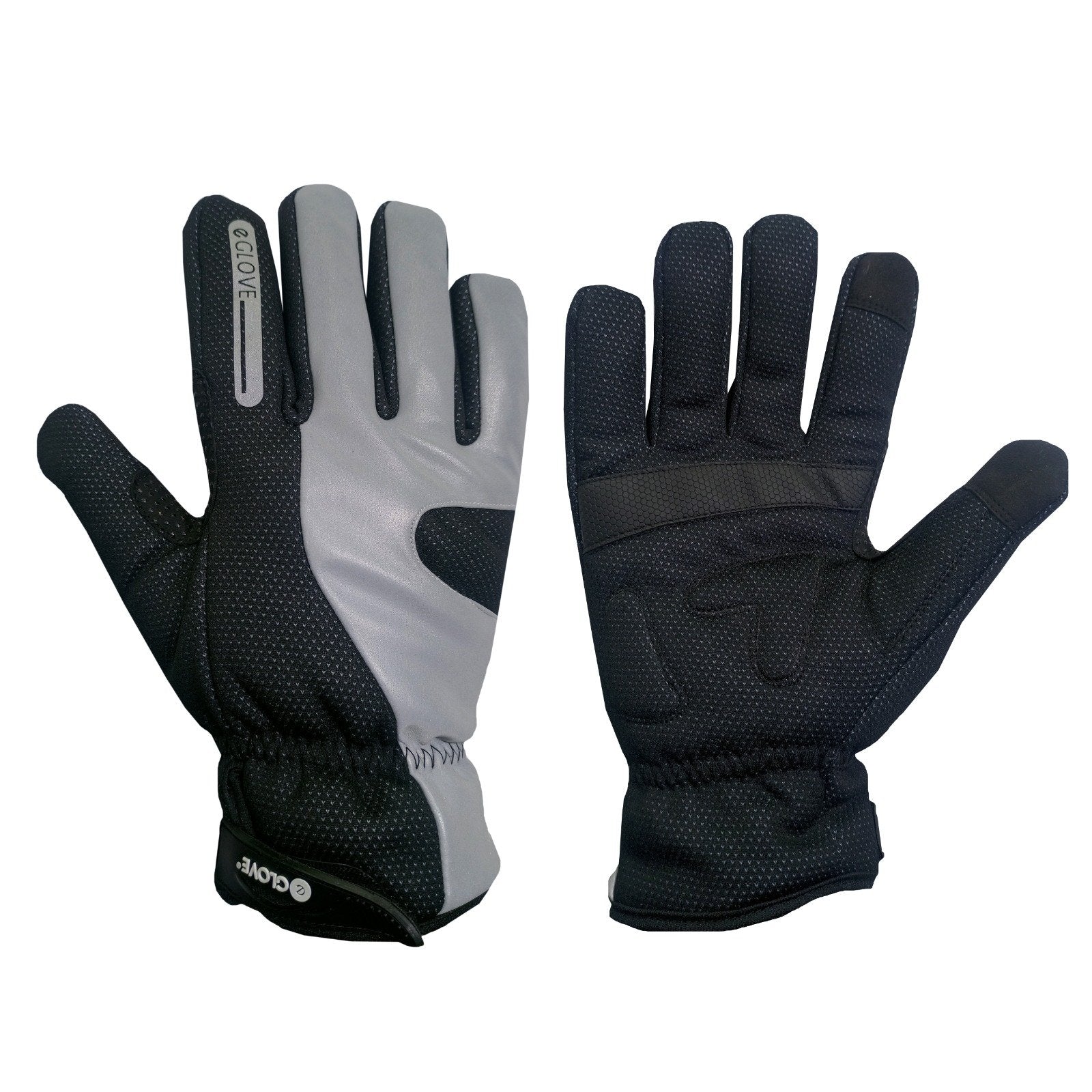 BIKE GelPro Hi-Vis Waterproof Cycling Gloves - Black - NEW & IMPROVED 2023 Model