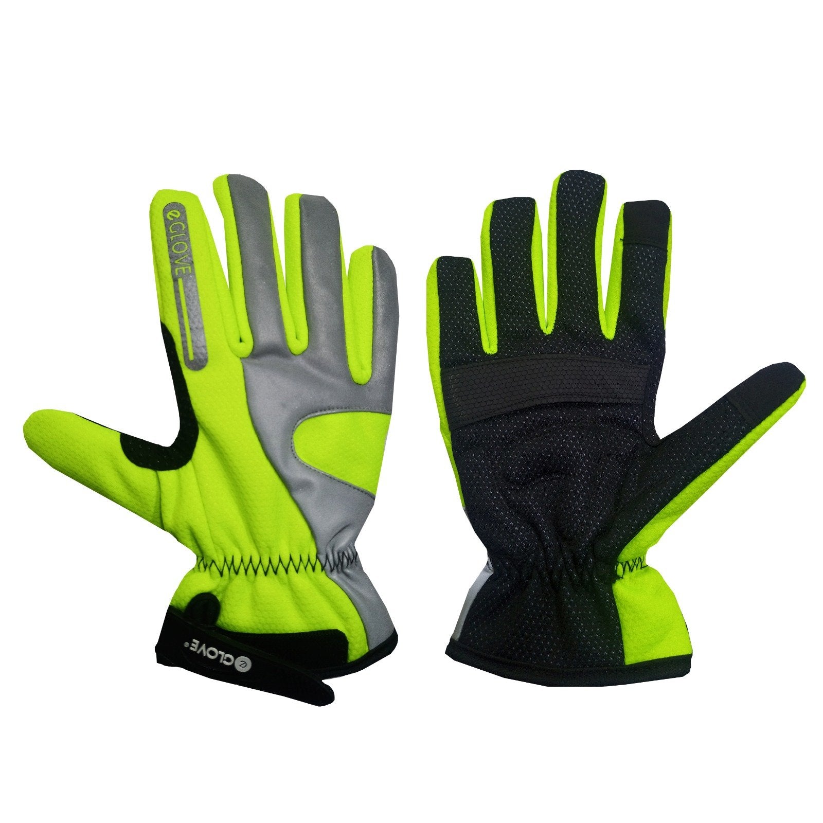 BIKE GelPro Hi-Vis Waterproof Cycling Gloves - Flouro Yellow - NEW & IMPROVED 2023 Model