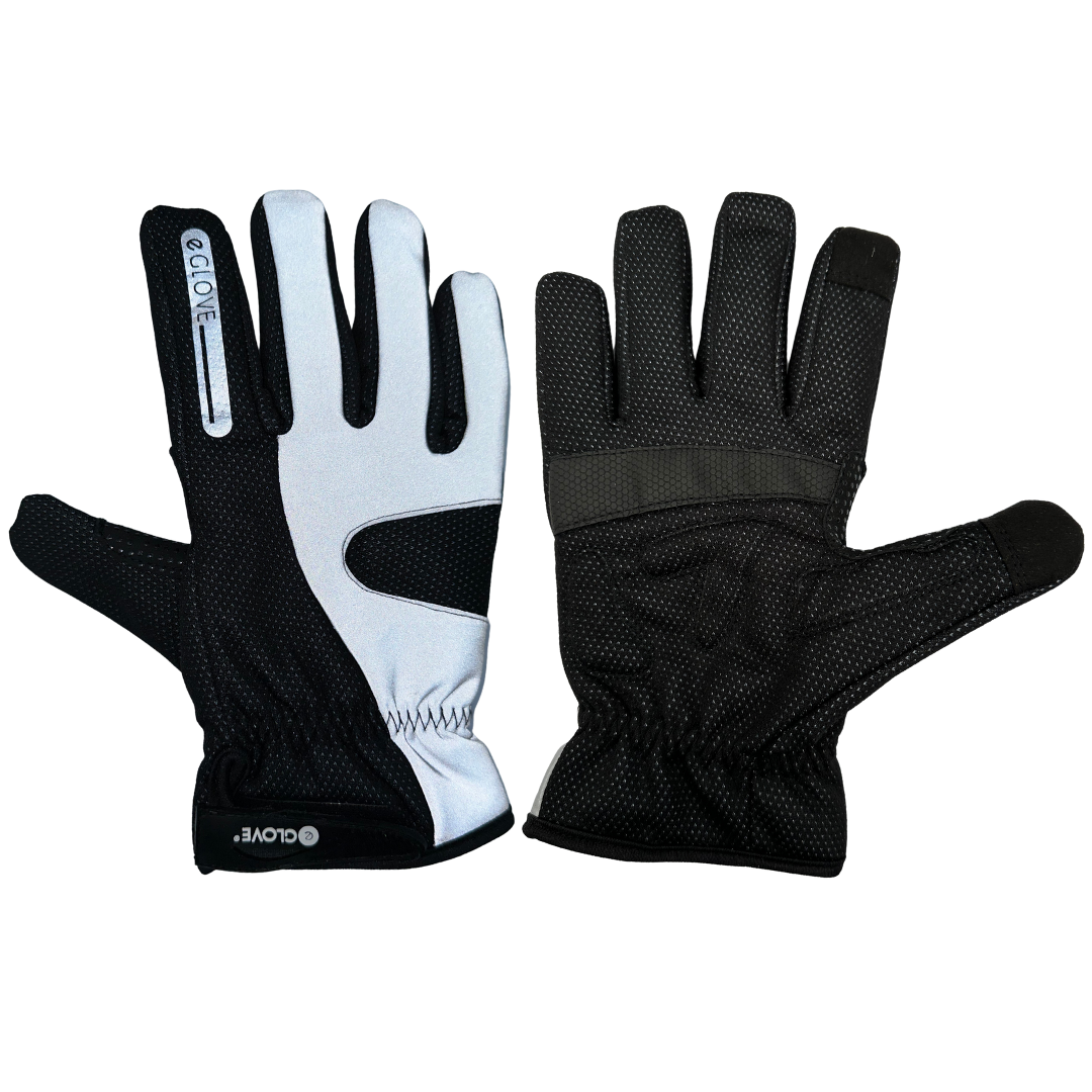 BIKE GelPro Hi-Vis Waterproof Cycling Gloves - Black - NEW & IMPROVED 2023 Model