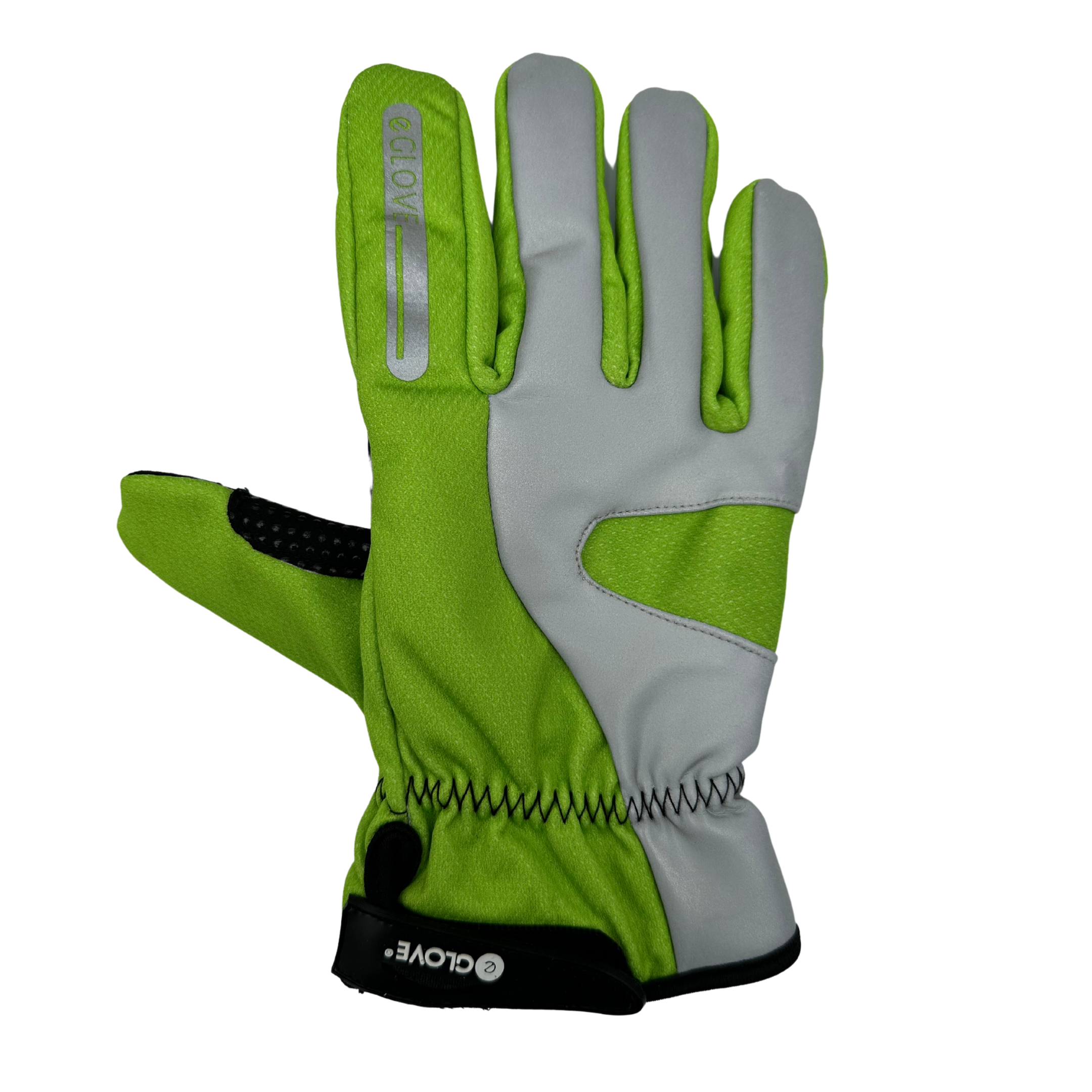 BIKE GelPro Hi-Vis Waterproof Cycling Gloves Green NEW