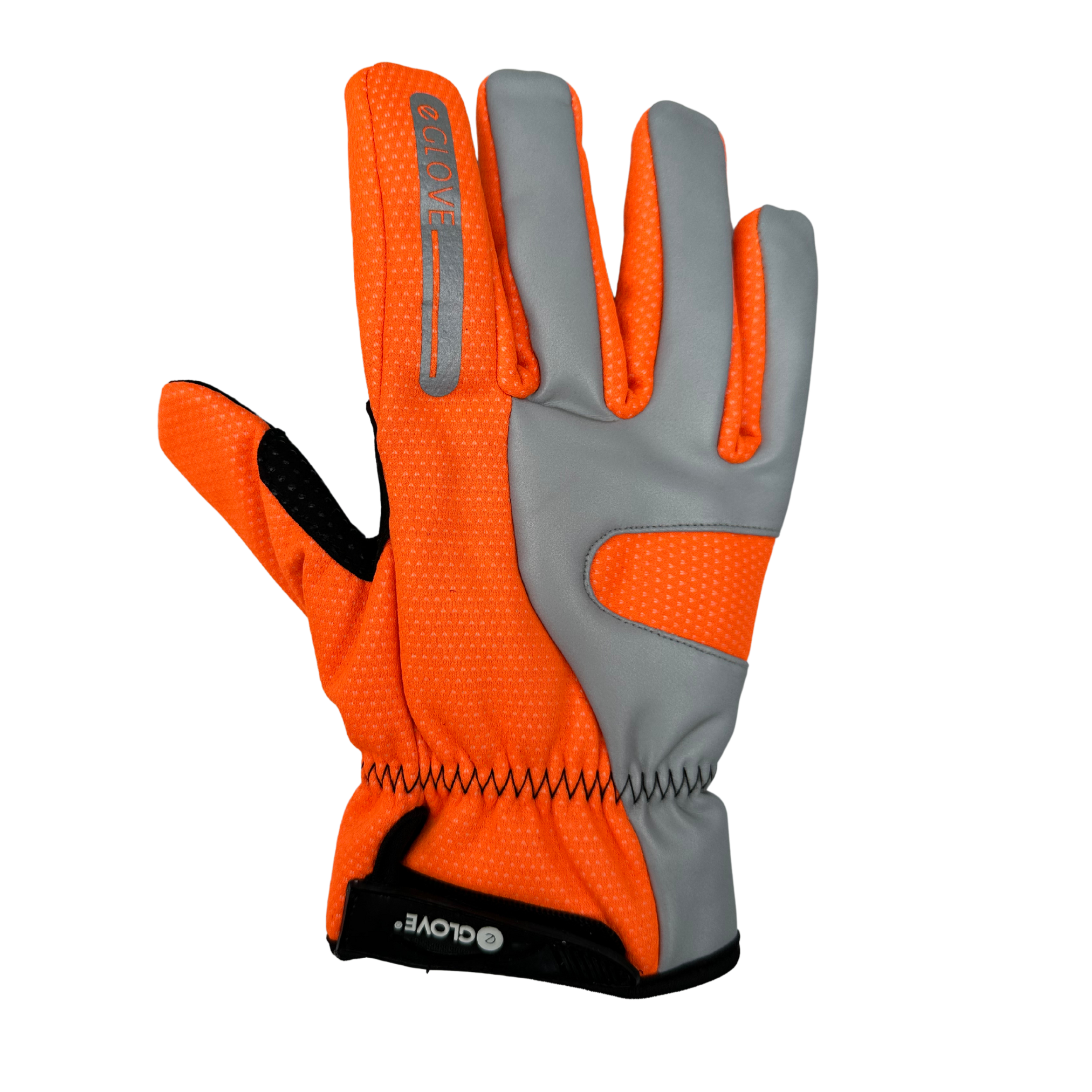 Orange shop bike gloves