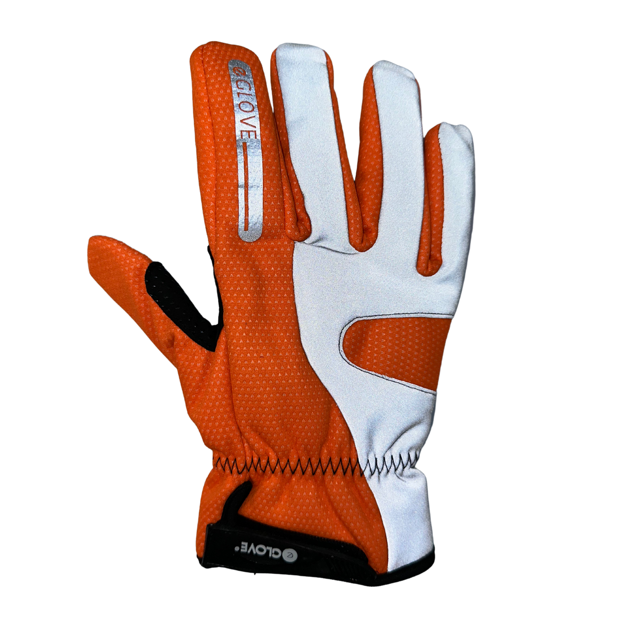 BIKE GelPro Hi-Vis Waterproof Cycling Gloves - Orange - NEW