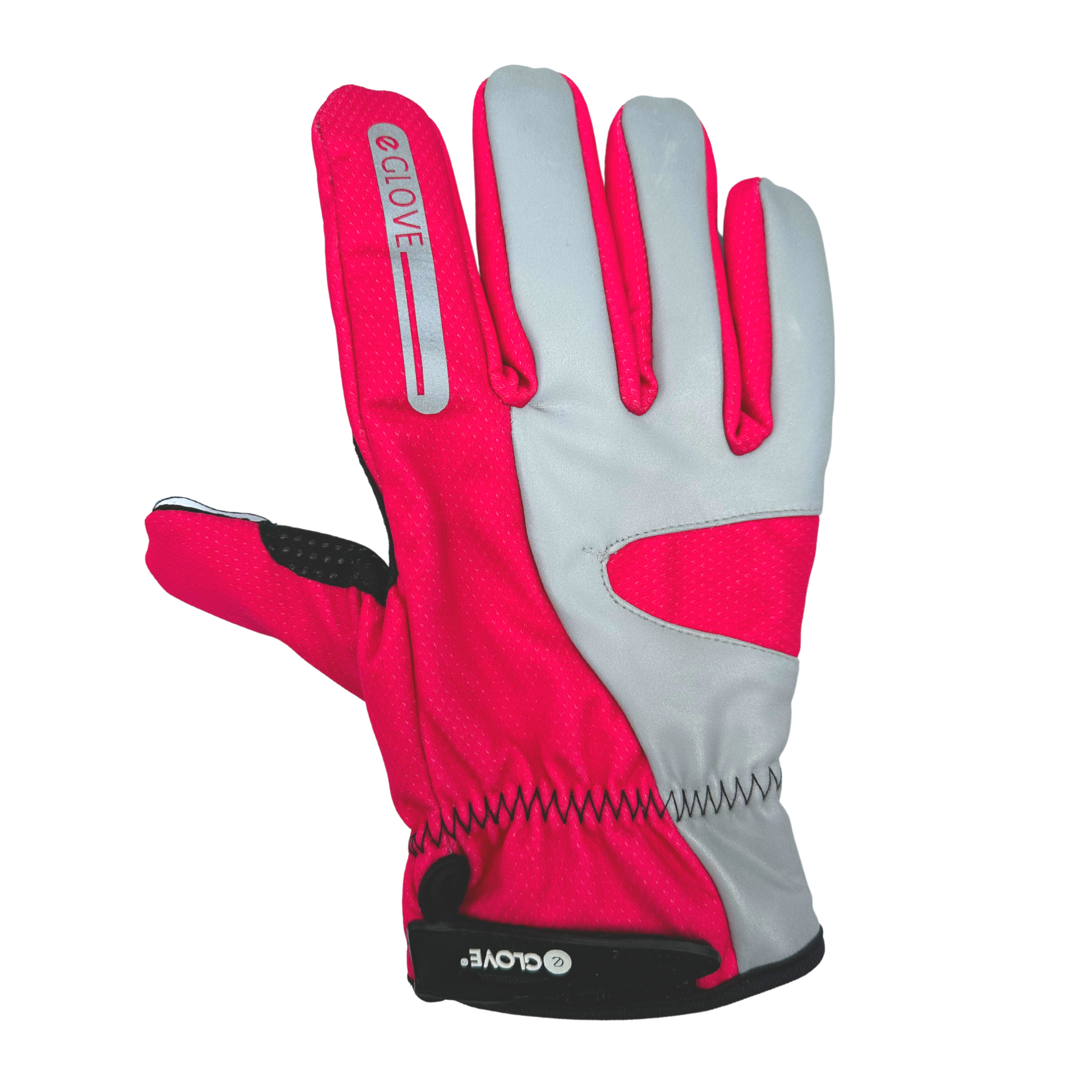 BIKE GelPro Hi-Vis Waterproof Cycling Gloves - Pink - NEW & IMPROVED 2023 Model