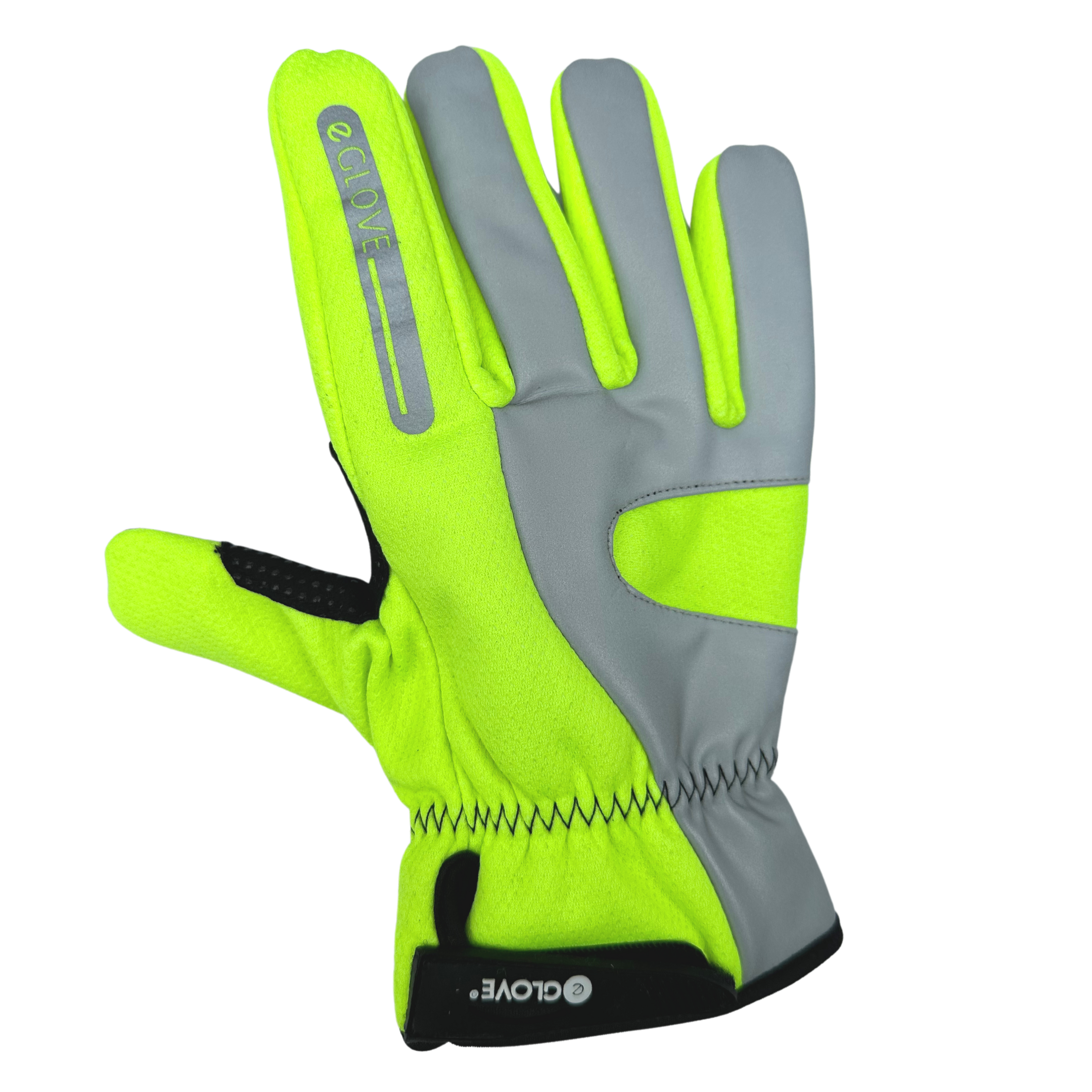 BIKE GelPro Hi-Vis Waterproof Cycling Gloves - Flouro Yellow - NEW & IMPROVED 2023 Model