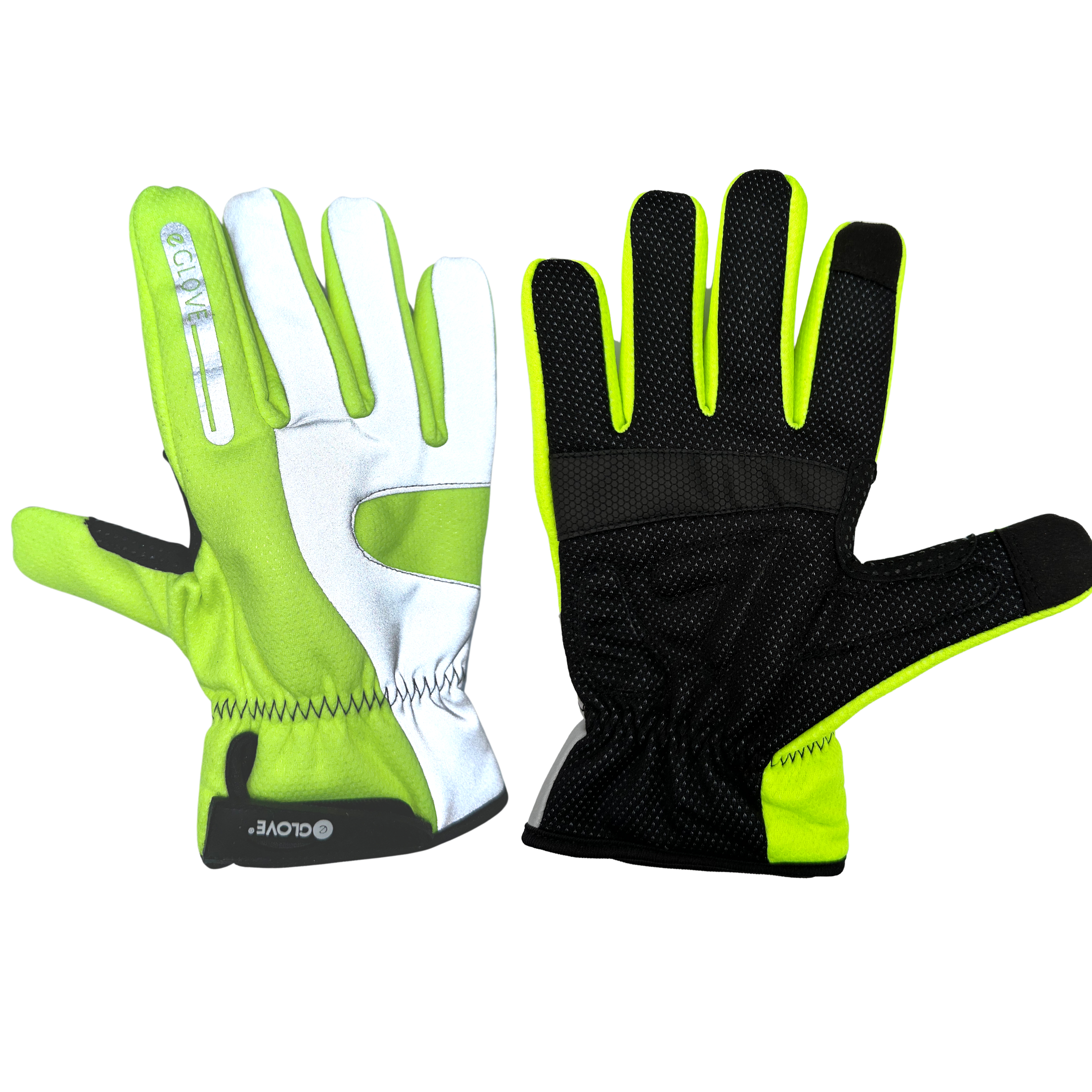 BIKE GelPro Hi-Vis Waterproof Cycling Gloves - Flouro Yellow - NEW & IMPROVED 2023 Model