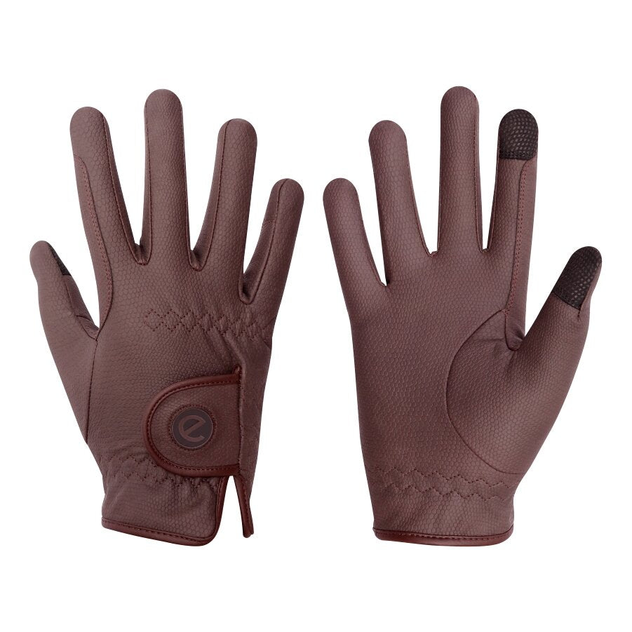 eQUEST GripPro Winter Edition - Award Winning Winter Equestrian Riding Gloves - Brown