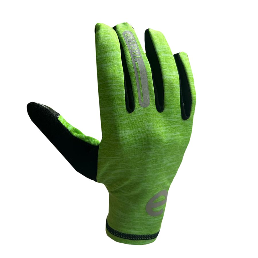 RUN - Bright Green - Touch Screen Running Gloves